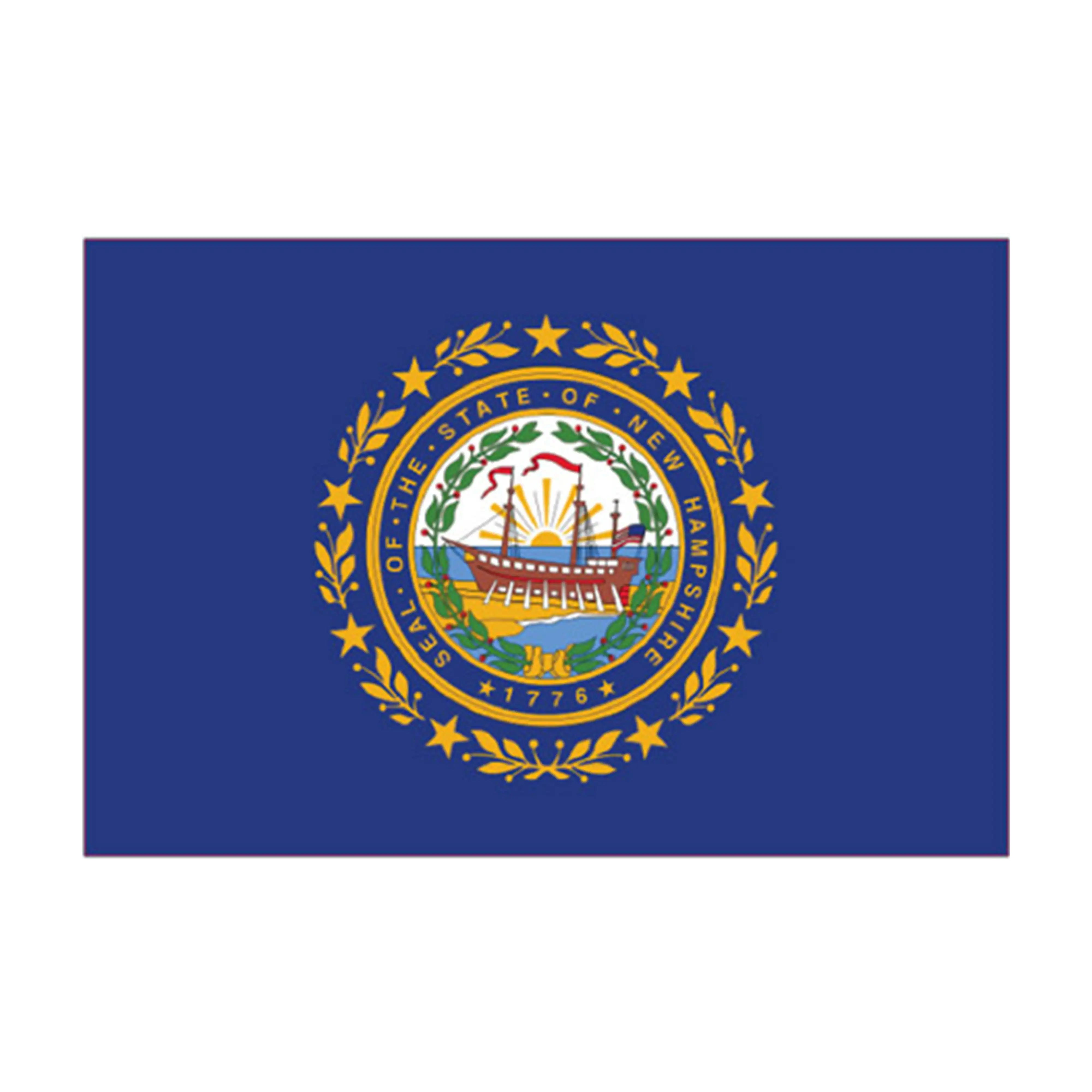 Mud Hole US State Flag Rod Decals