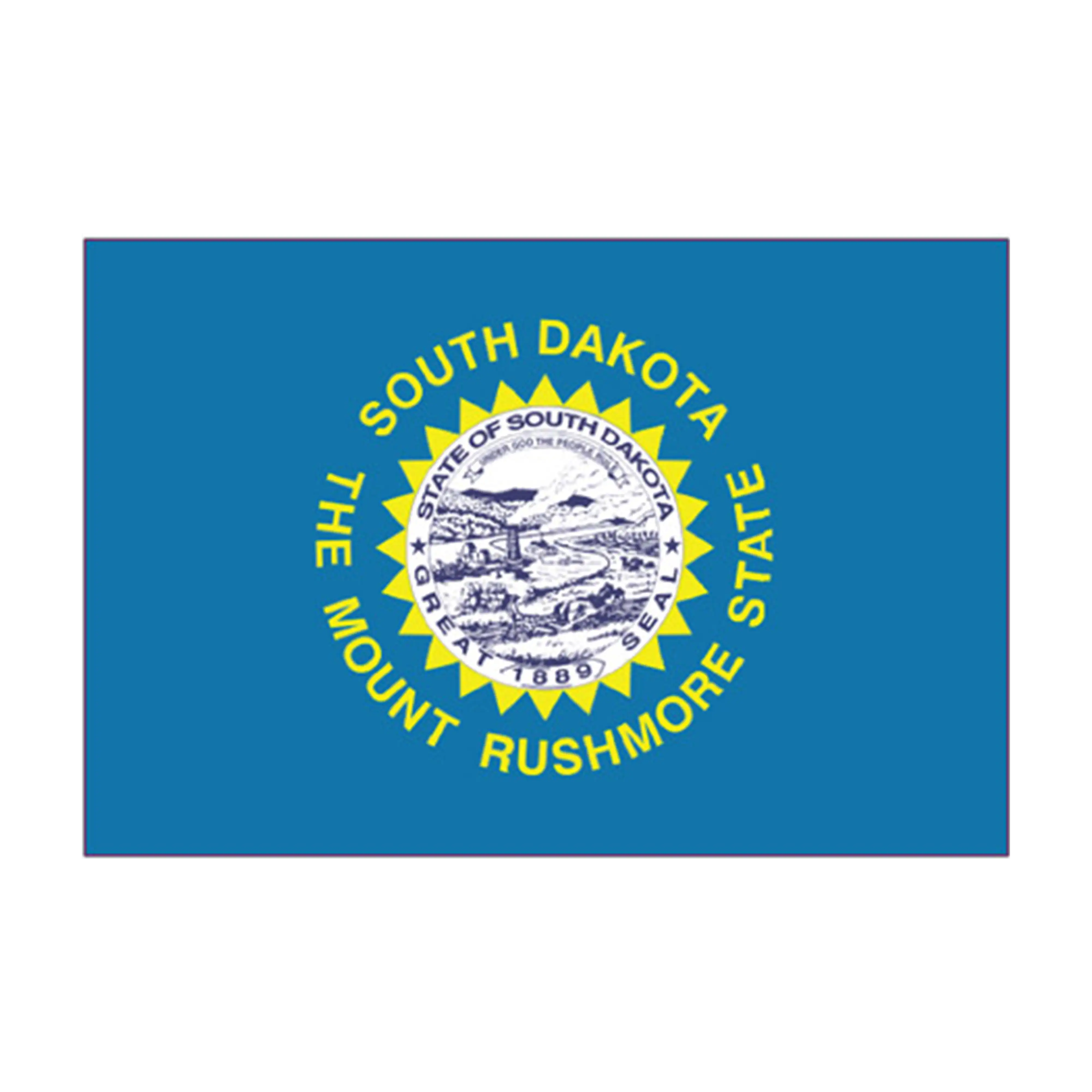 Mud Hole US State Flag Rod Decals