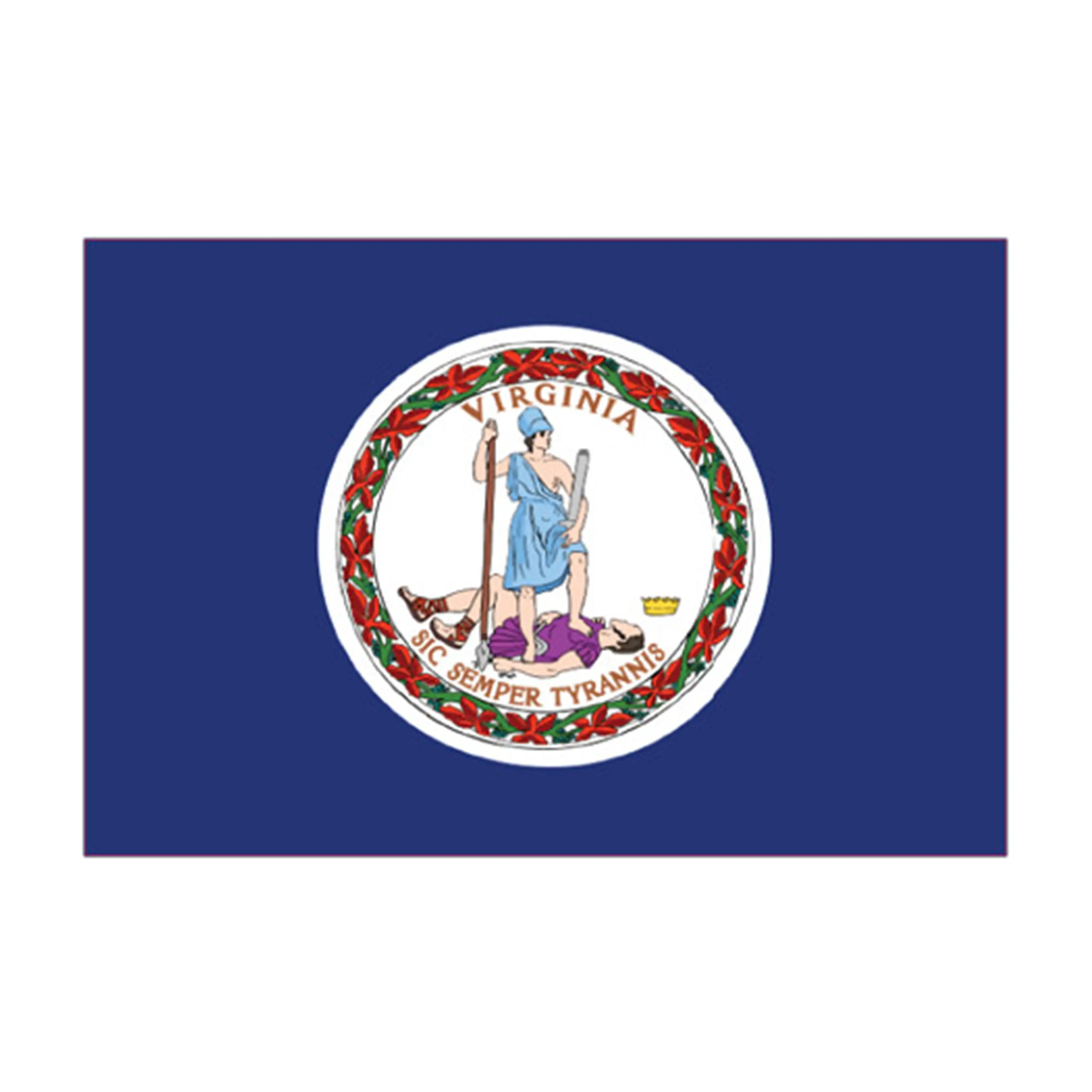 Mud Hole US State Flag Rod Decals