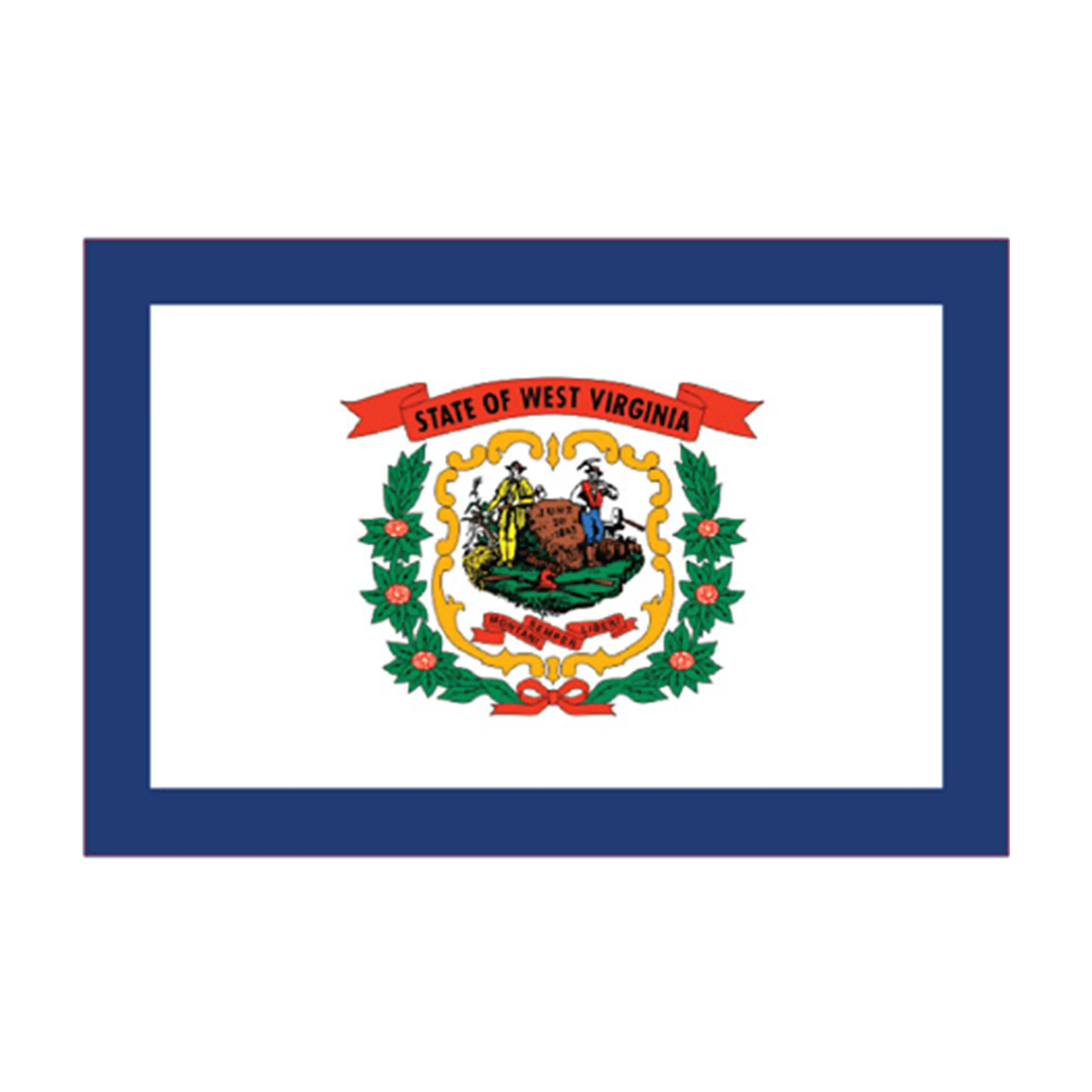 Mud Hole US State Flag Rod Decals