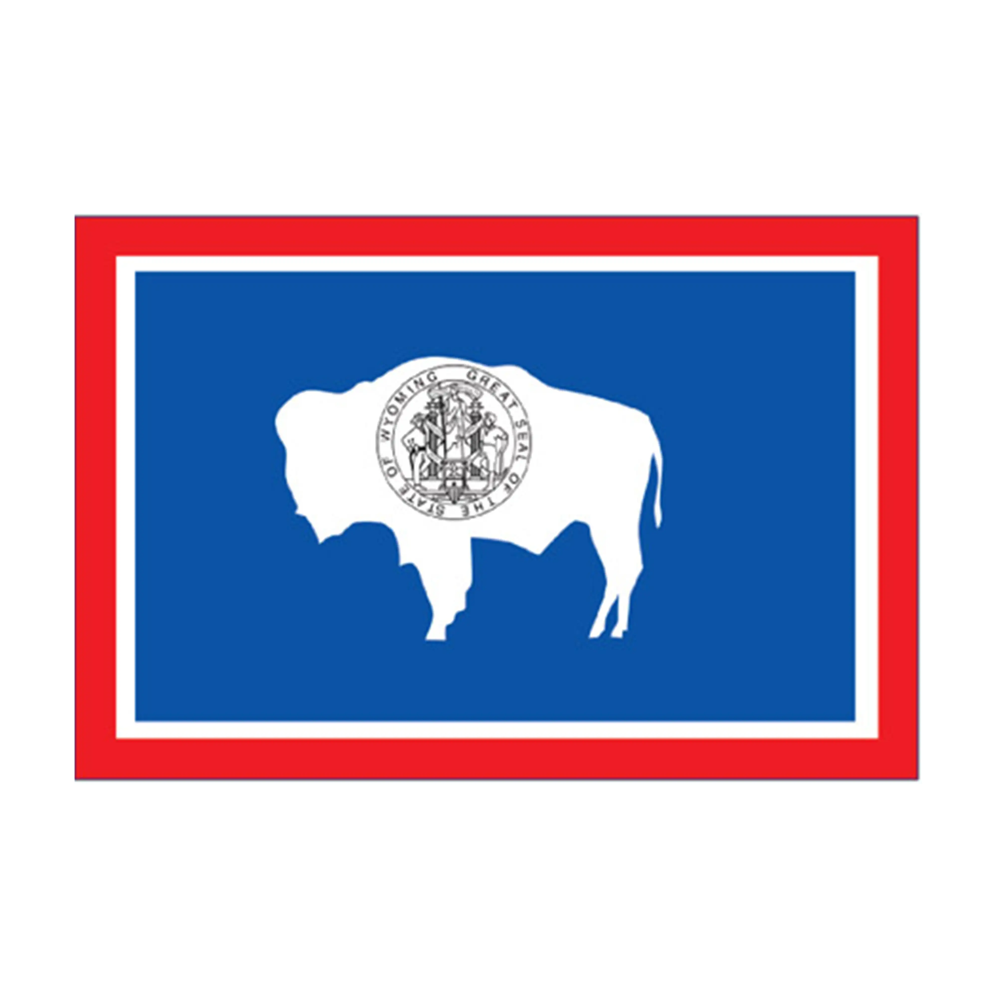 Mud Hole US State Flag Rod Decals