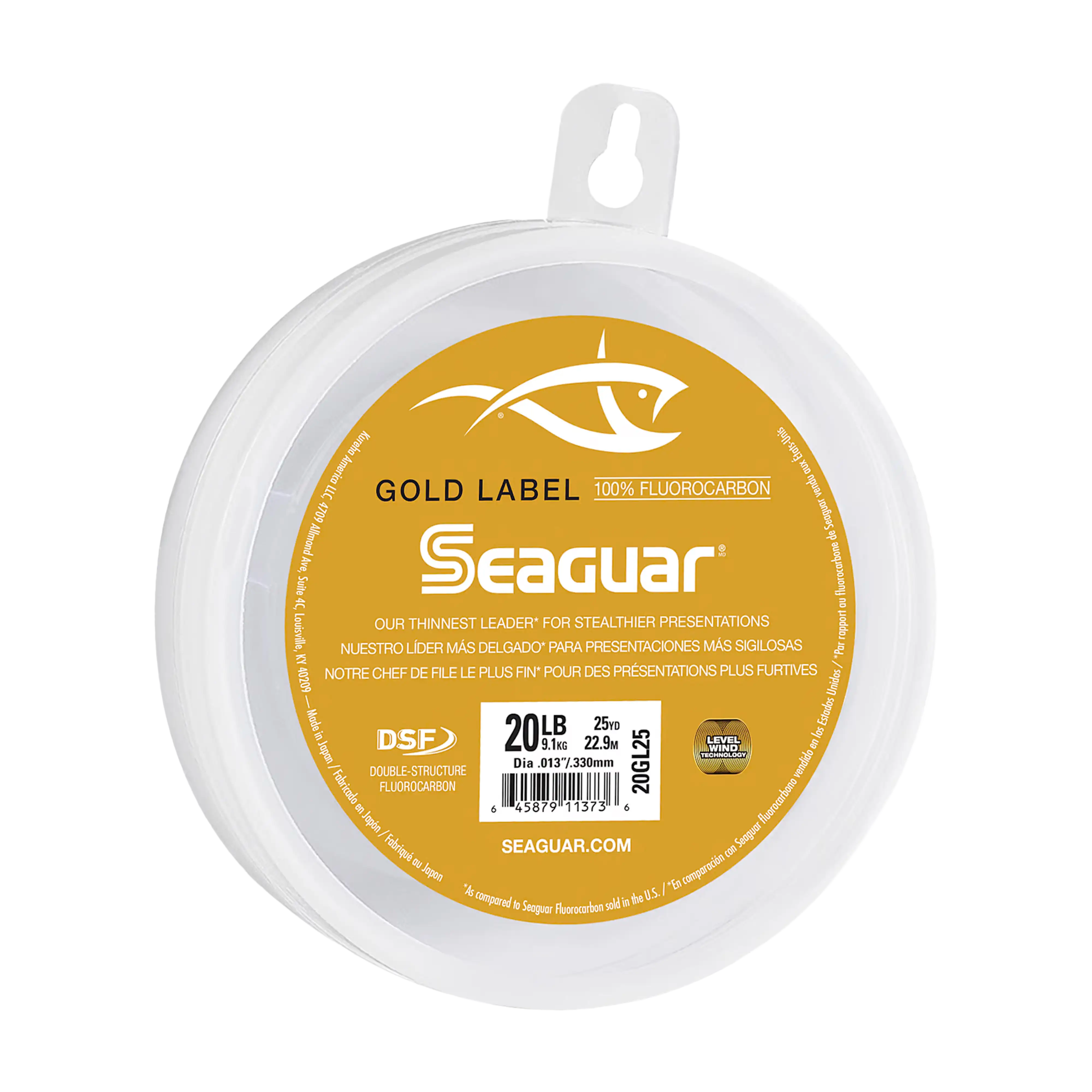 Seaguar Gold Label Fluorocarbon Leaders - 25 yd. Spool