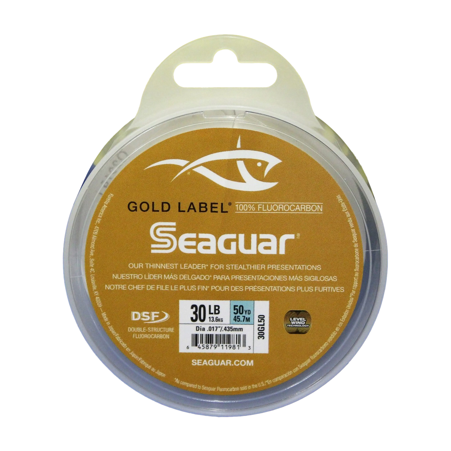 Seaguar Gold Label Fluorocarbon Leaders - 50 yd. Spool