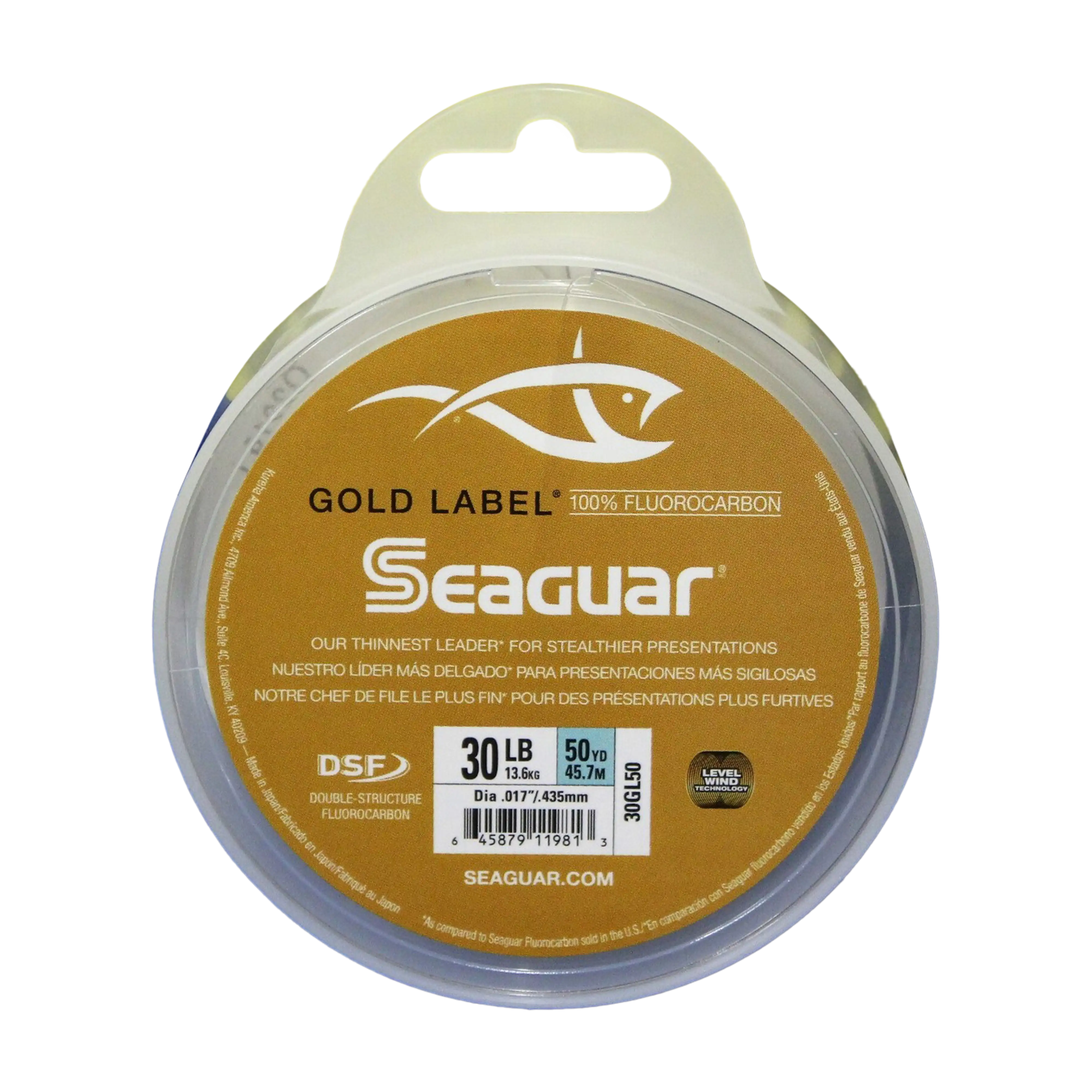 Seaguar Gold Label Fluorocarbon Leaders - 50 yd. Spool