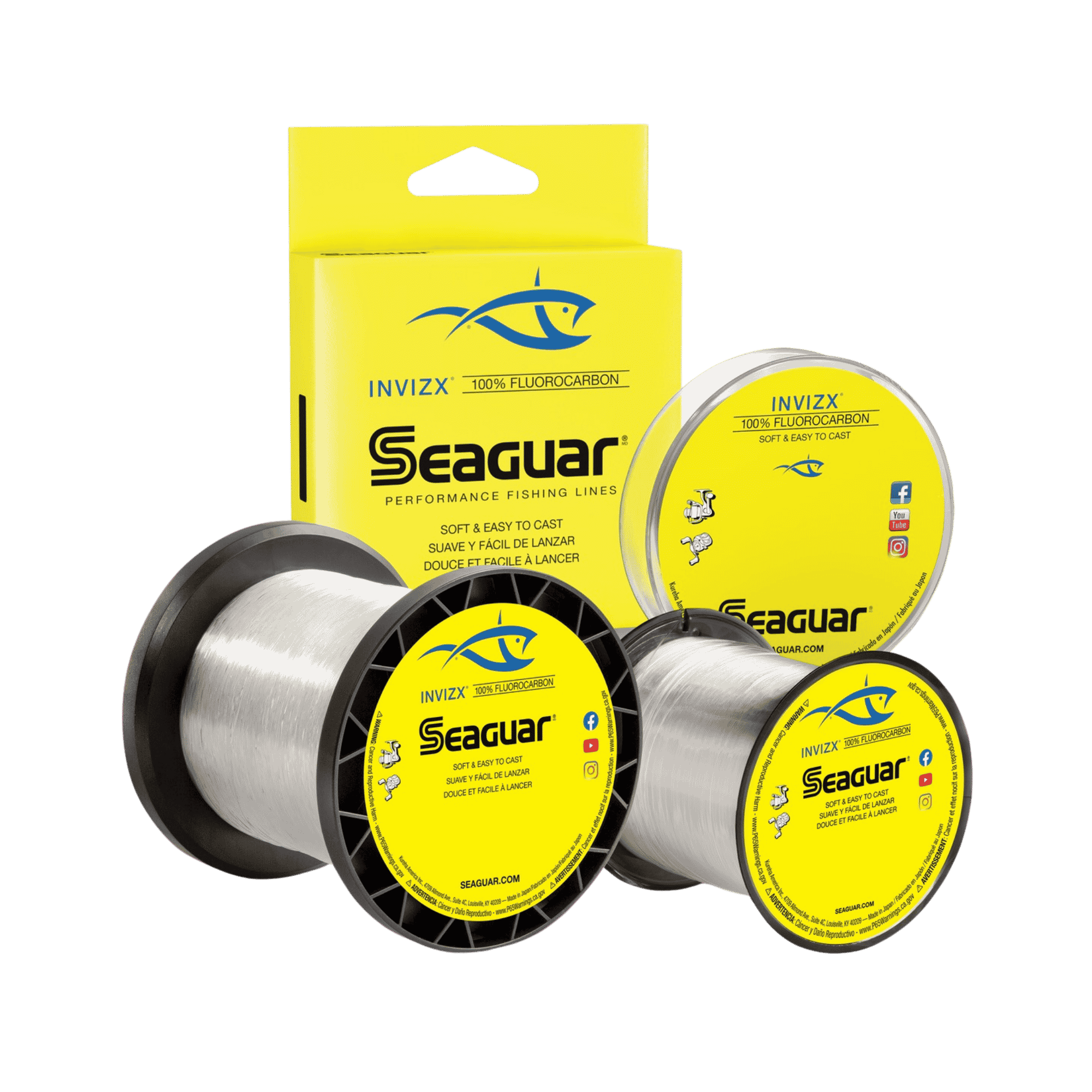 Seaguar InvizX Fluorocarbon Fishing Line