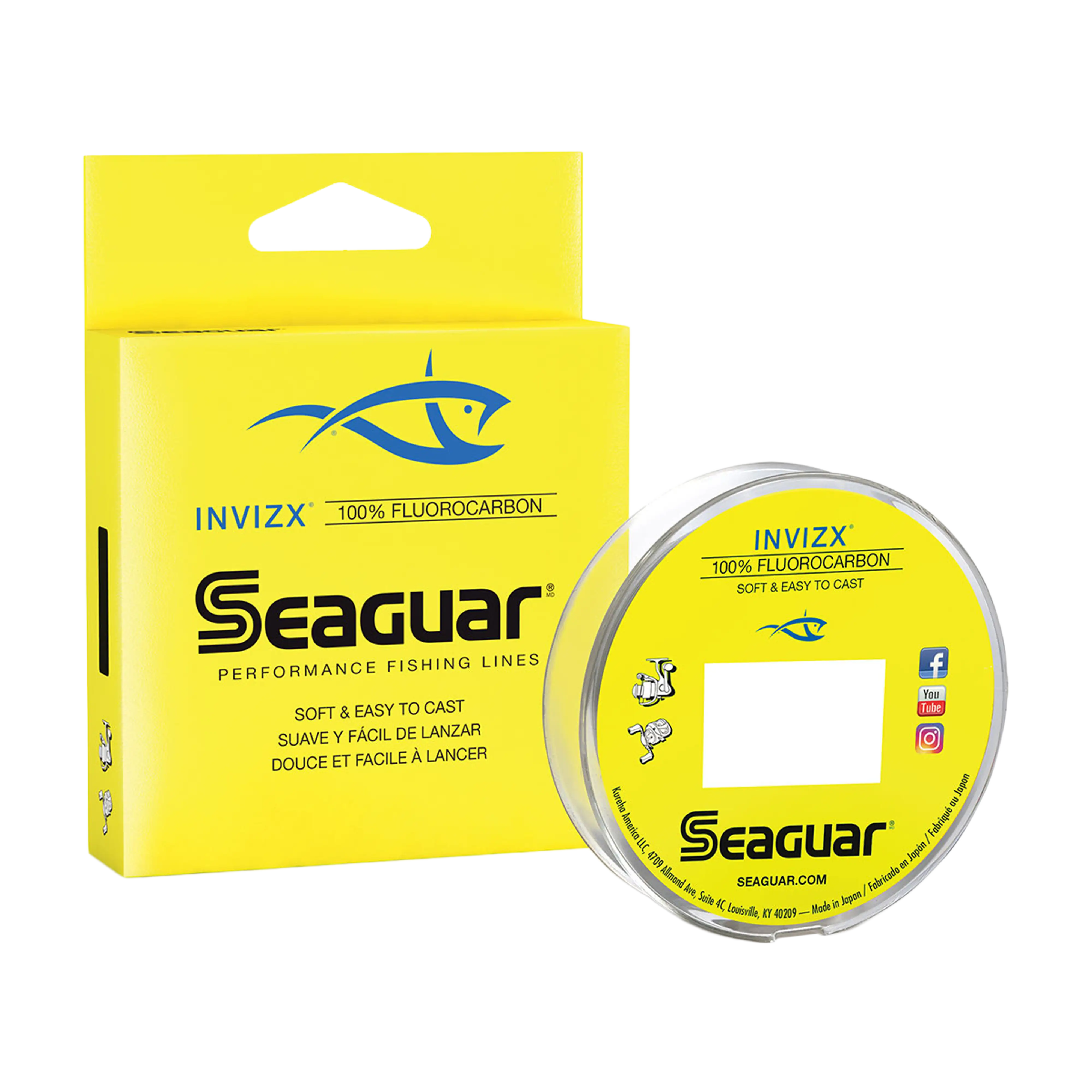 Seaguar InvizX Fluorocarbon Fishing Line