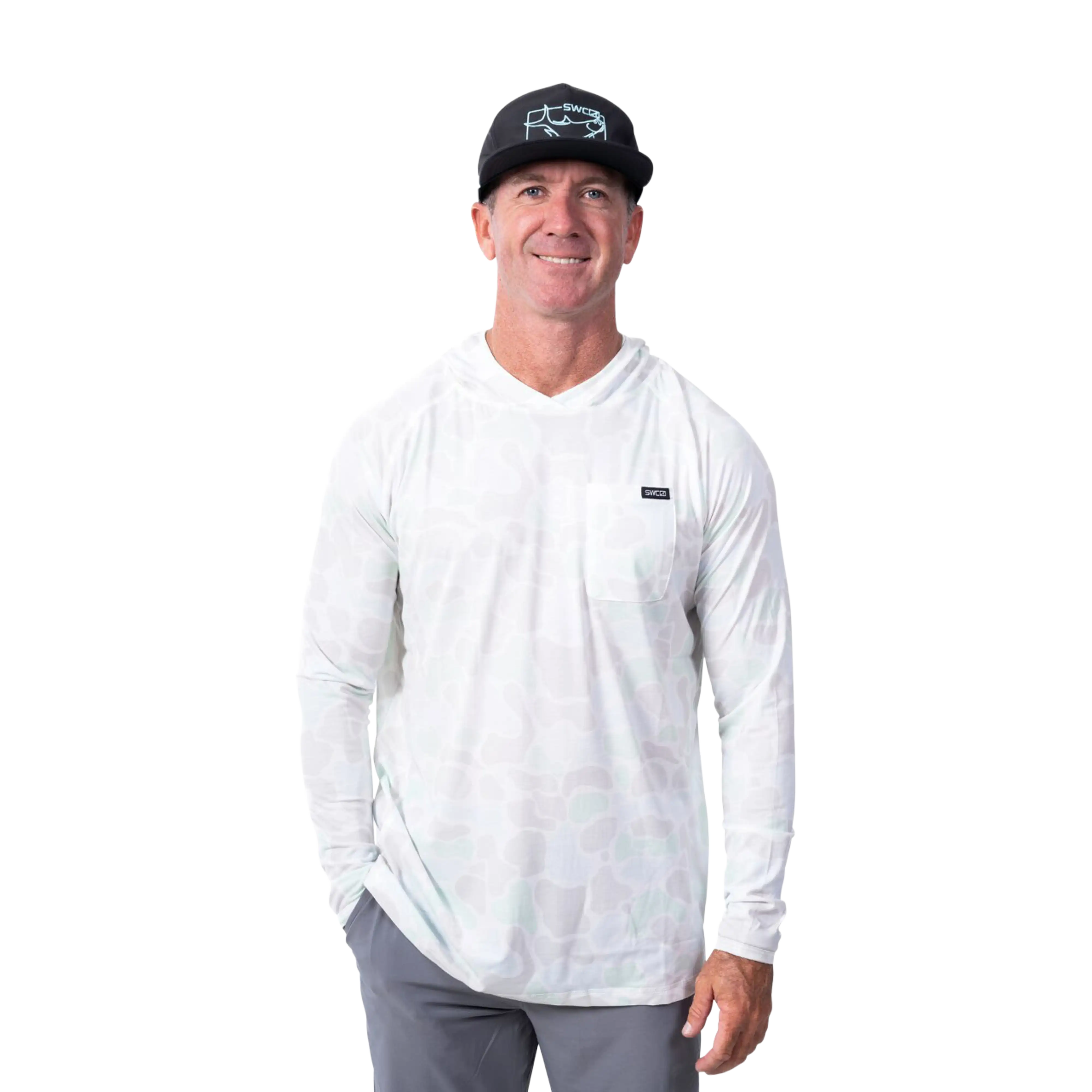 Skinny Water Culture Bow Hog Tech Hoodie