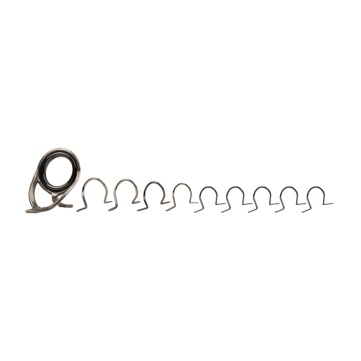 Double foot fly guides with polished stainless finish