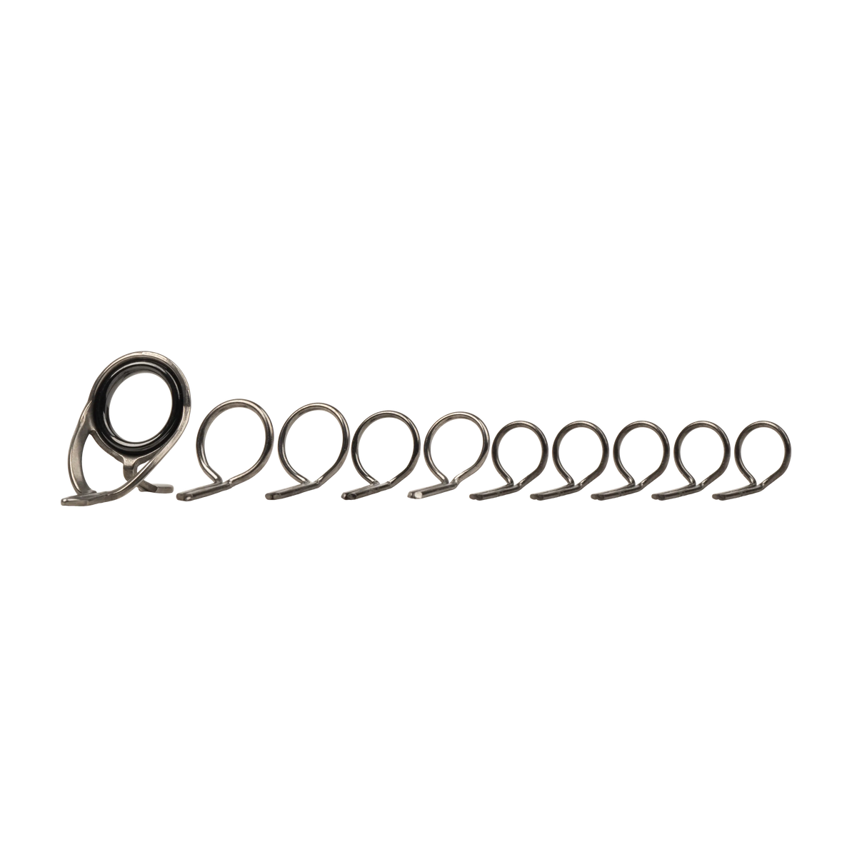 Single foot fly guides with polished stainless finish