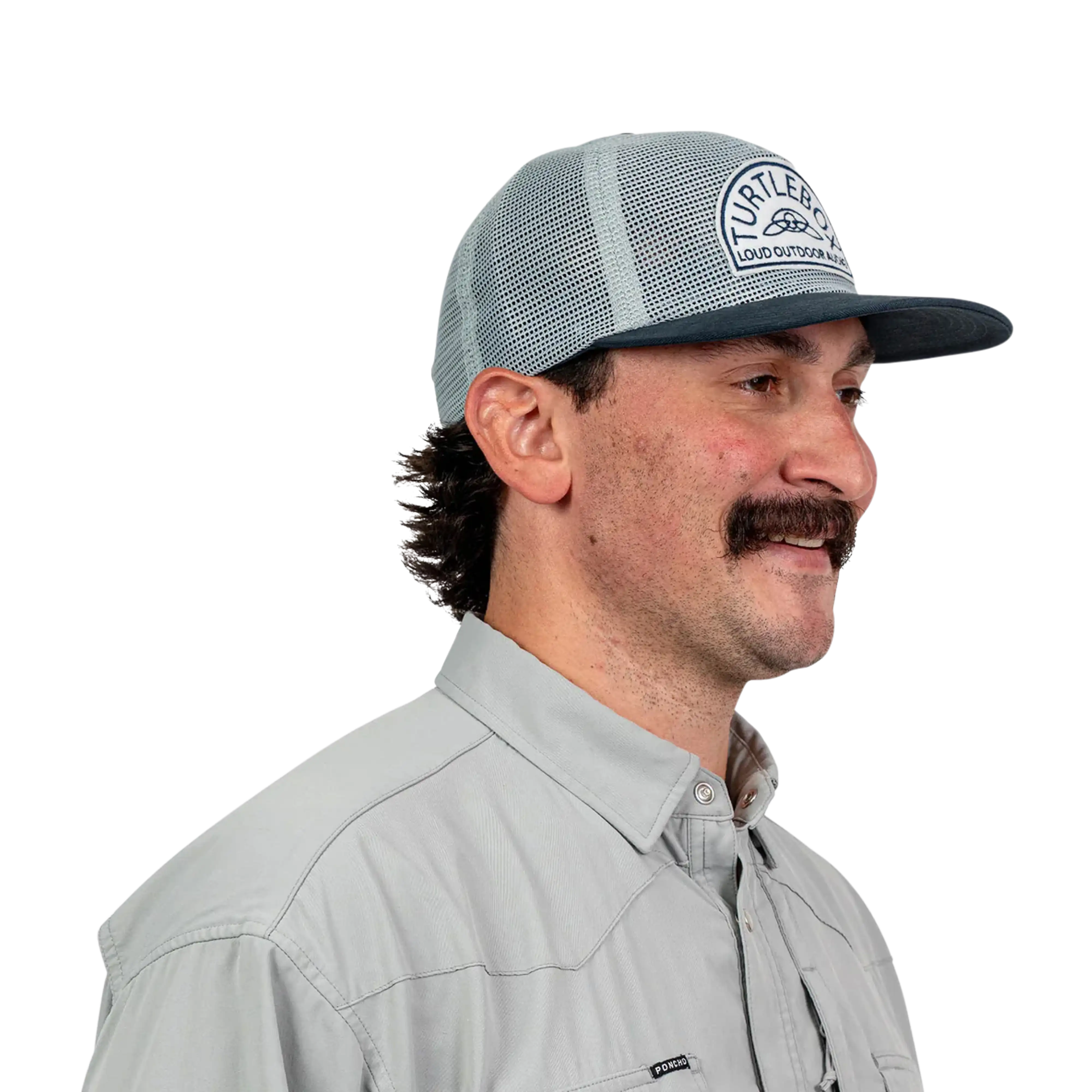 Turtlebox All-Mesh Blue Cap