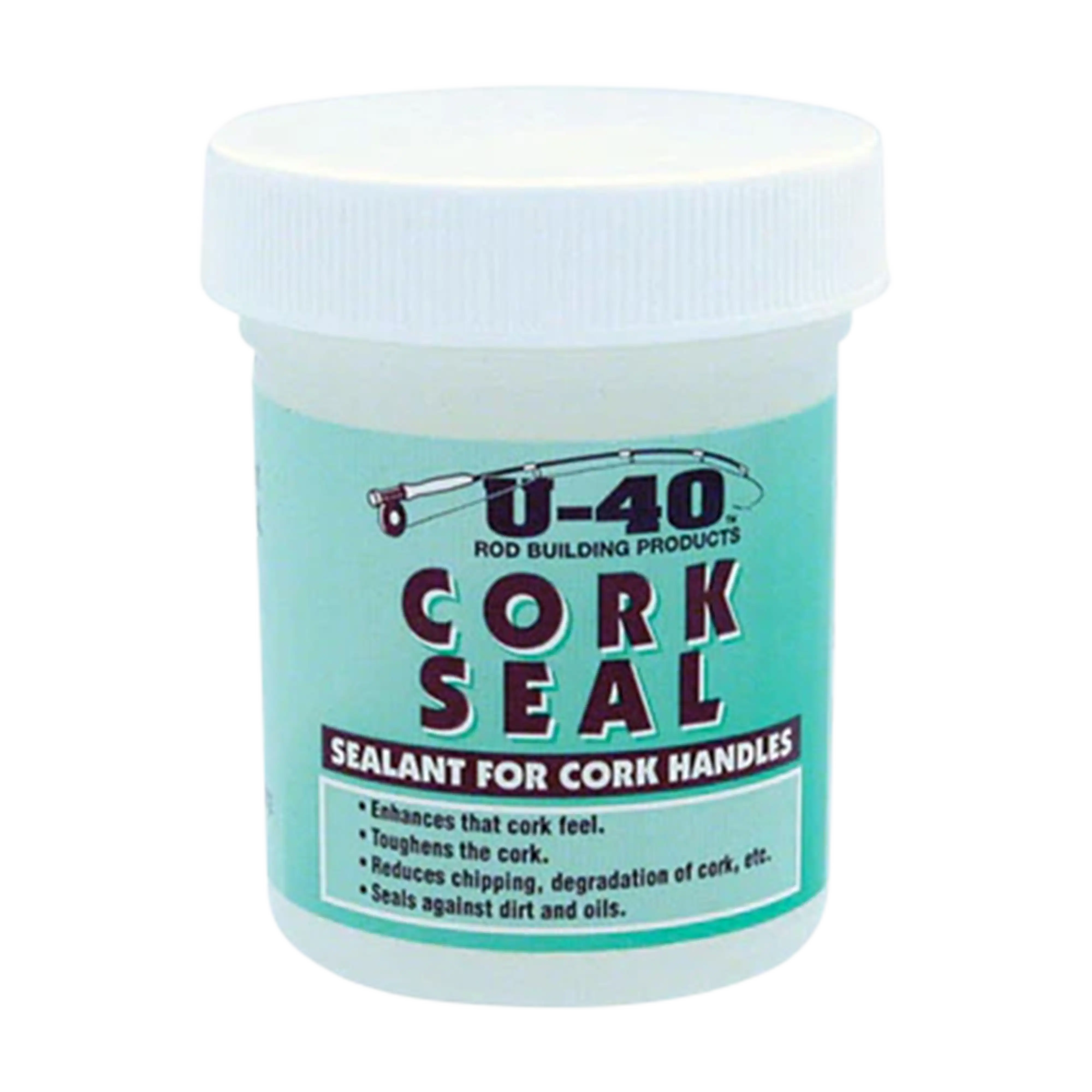 U-40 Cork Seal (2 oz.) – Protective Sealer for Cork Rod Handles