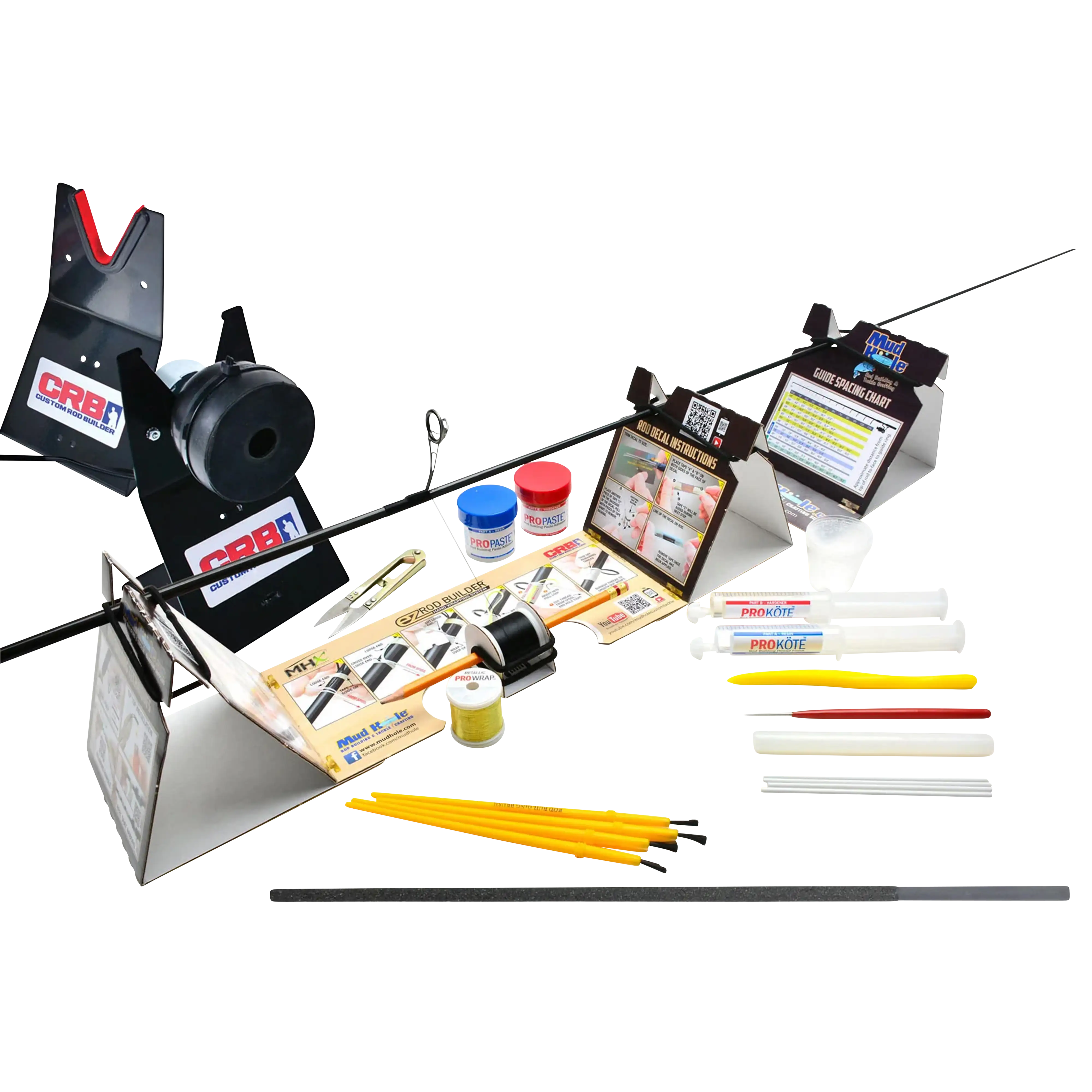 Mud Hole Ultimate eZ Rod Builder Hand Wrapper & Supply Kit