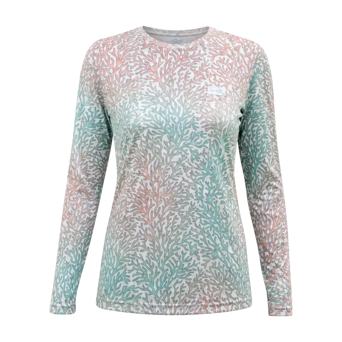 Waterman Outfitters Women's Coral Sea Breeze Crew