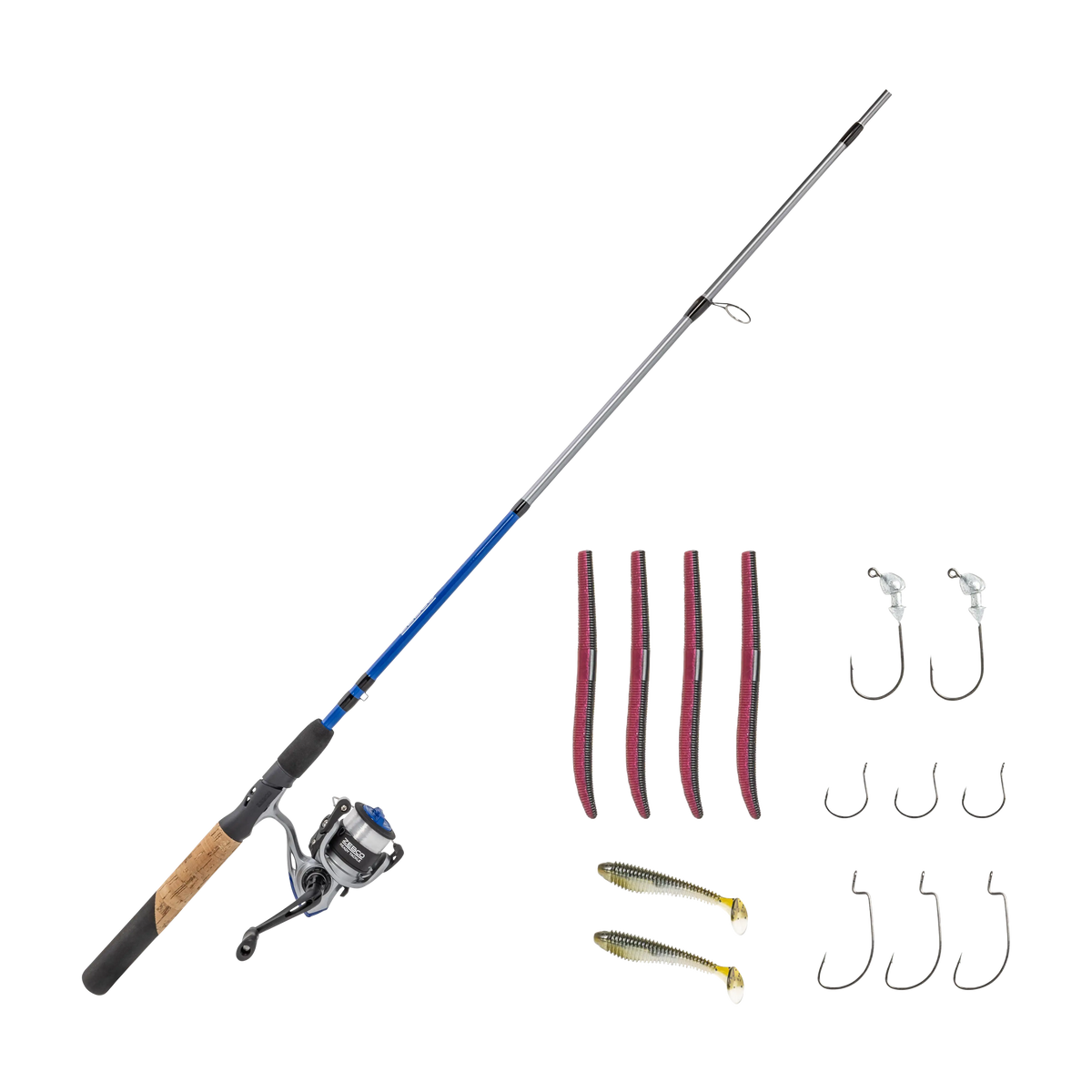 Zebco Ready Tackle Bass Spinning Combo