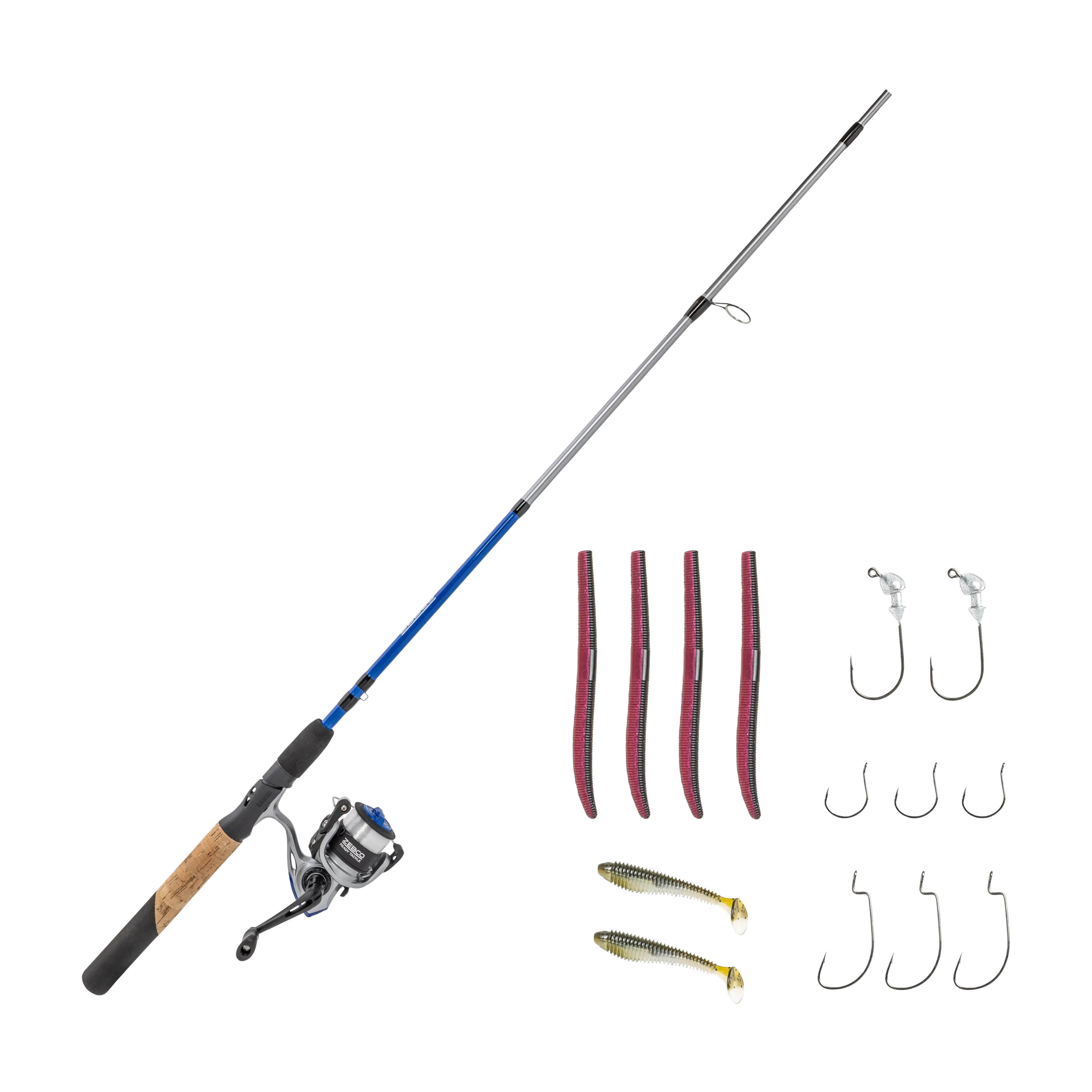 Zebco Ready Tackle Bass Spinning Combo