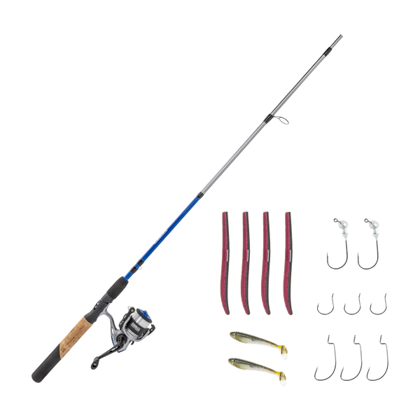 Zebco Ready Tackle Bass Spinning Combo