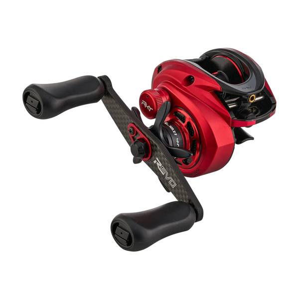 abu garcia baitcaster red and black MAX X Low Profile Reel A graphite frame and body Abu Garcia Red Max Baitcaster