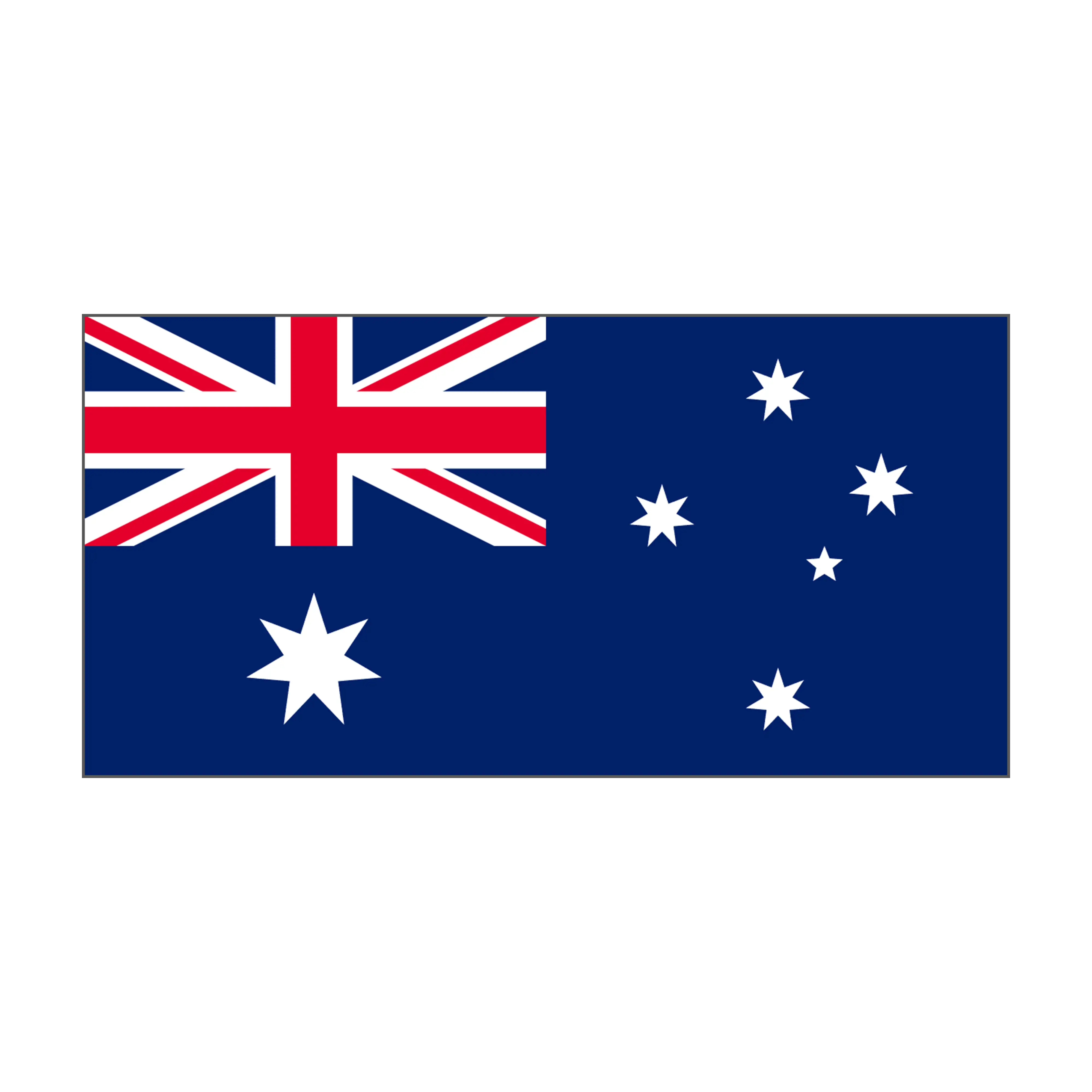 custom rod decal - flag of Australia