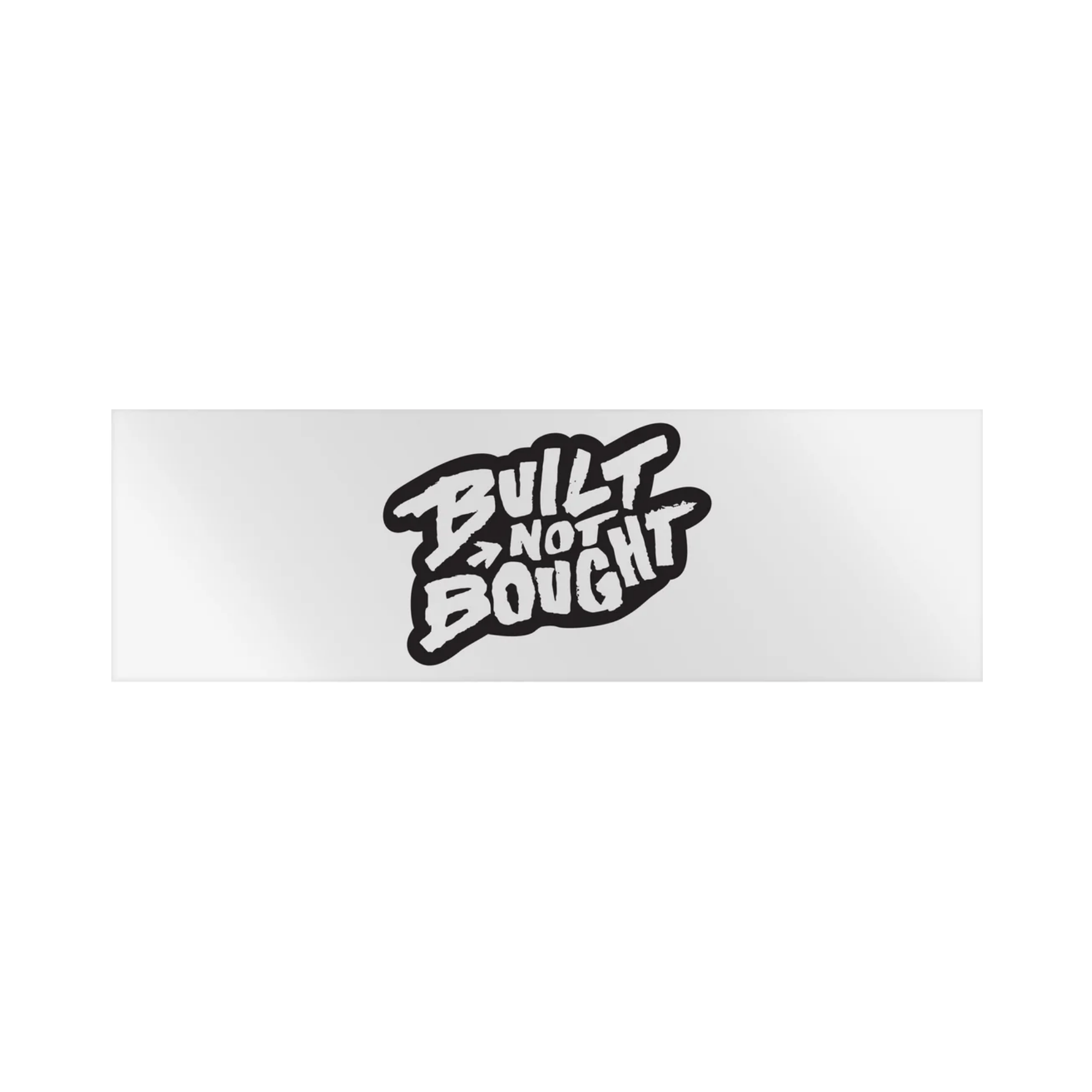 "Built Not Bought" Monochrome Rod Decals