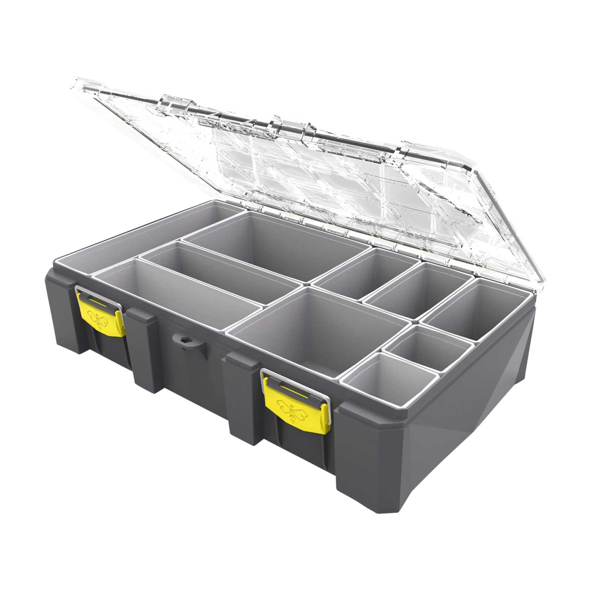 buzbe colony modular tackle box Medium-Long and lines Color:Smack Down Promoted Ready Made Tied Pole