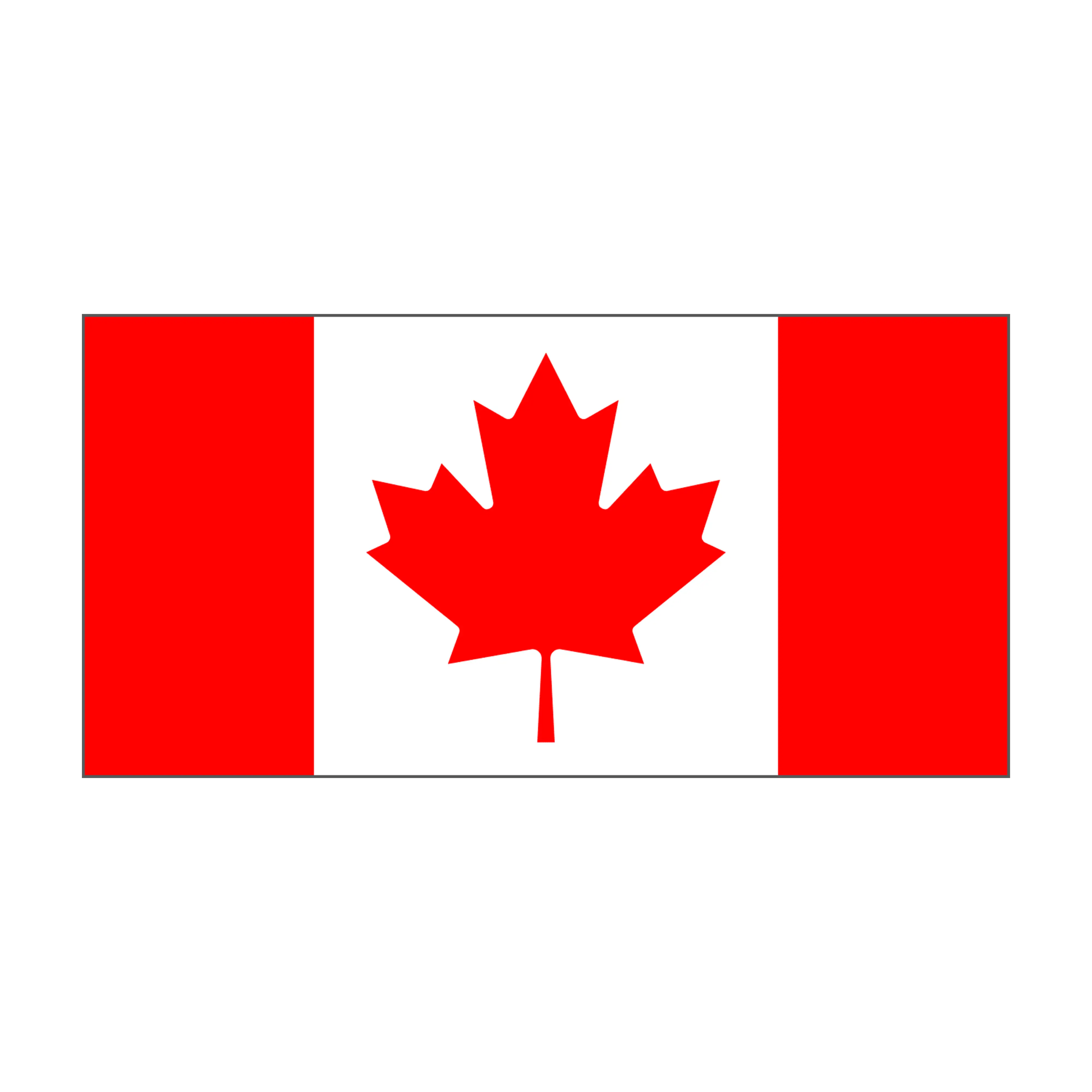 custom rod decal - flag of Canada