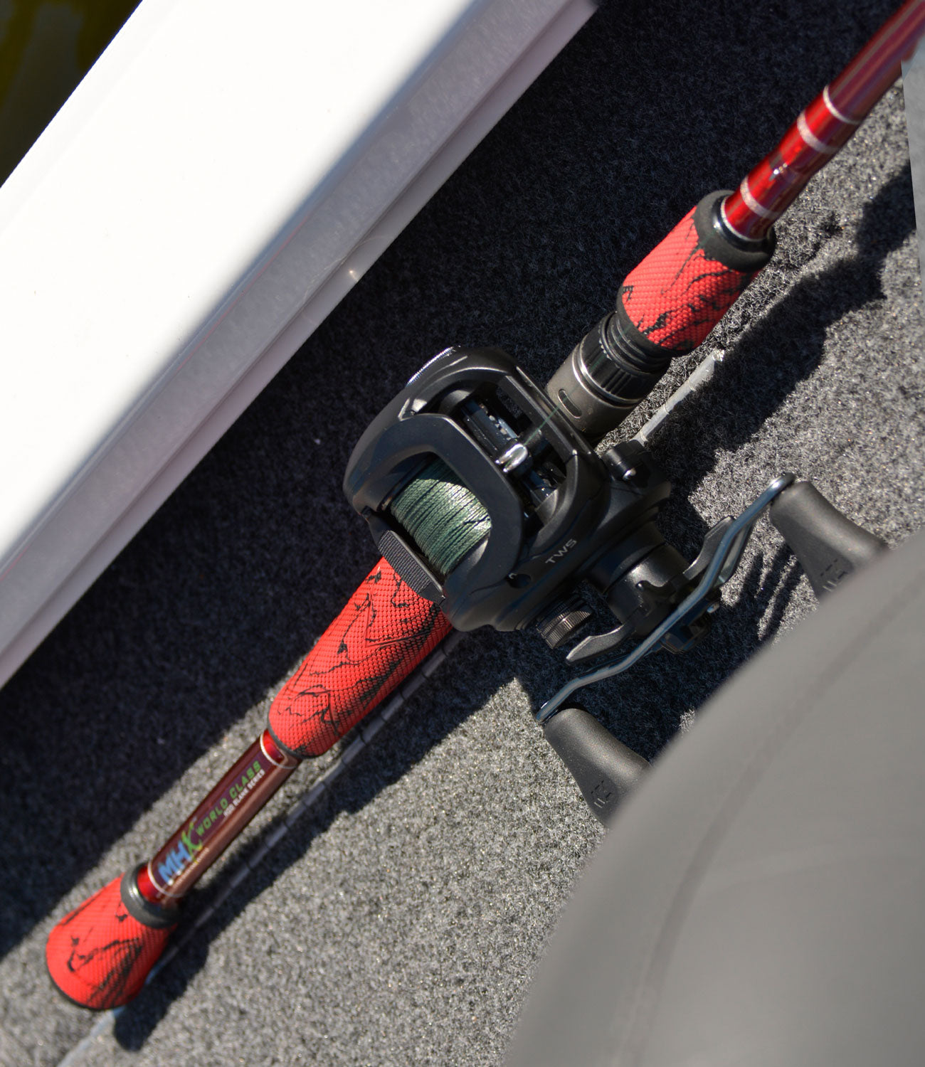 EVA Handle Split Cork Grip Reel Seat Fishing Baitcasting Rod