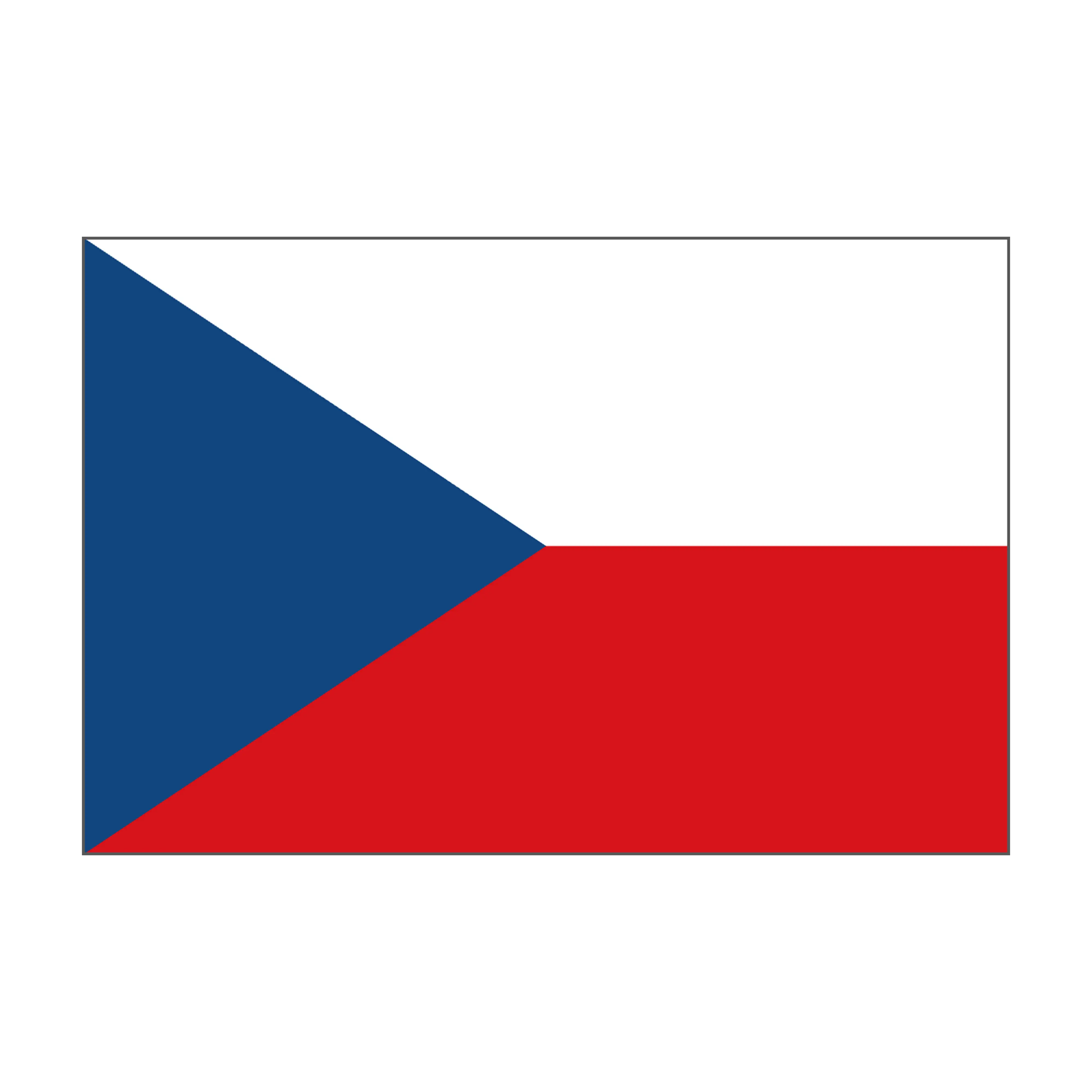 custom rod decal - flag of Czech Republic