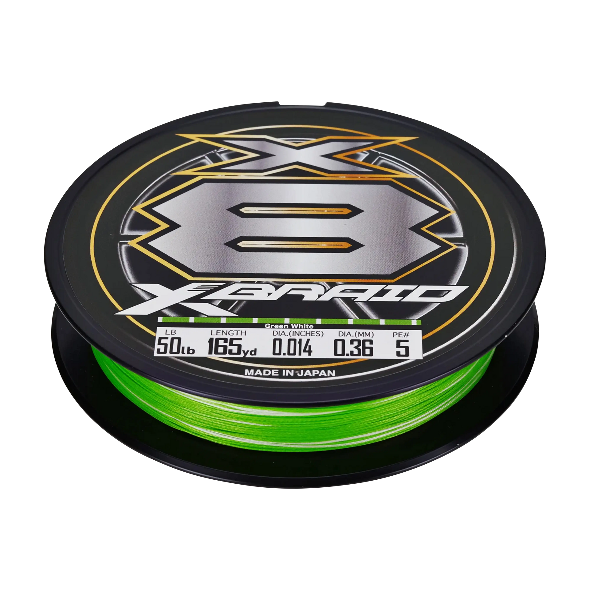 Daiwa XBRAID X8 Braided Fishing Line - 165 Yards