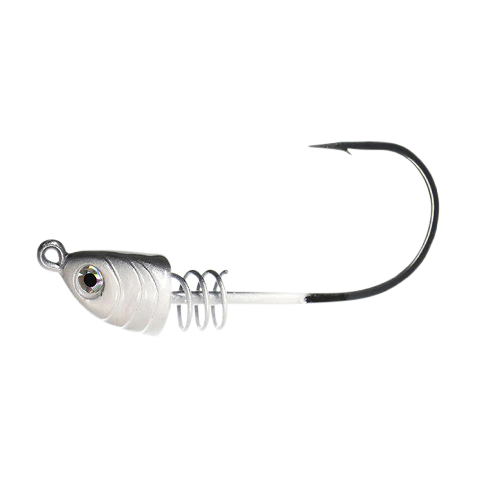 dirty fish hook Jigs Full Size Tactical Bassin' Underspin, 3/8 oz / Gizzard Shad / 2/0 wire bait keeper Tour Level Football Jigs