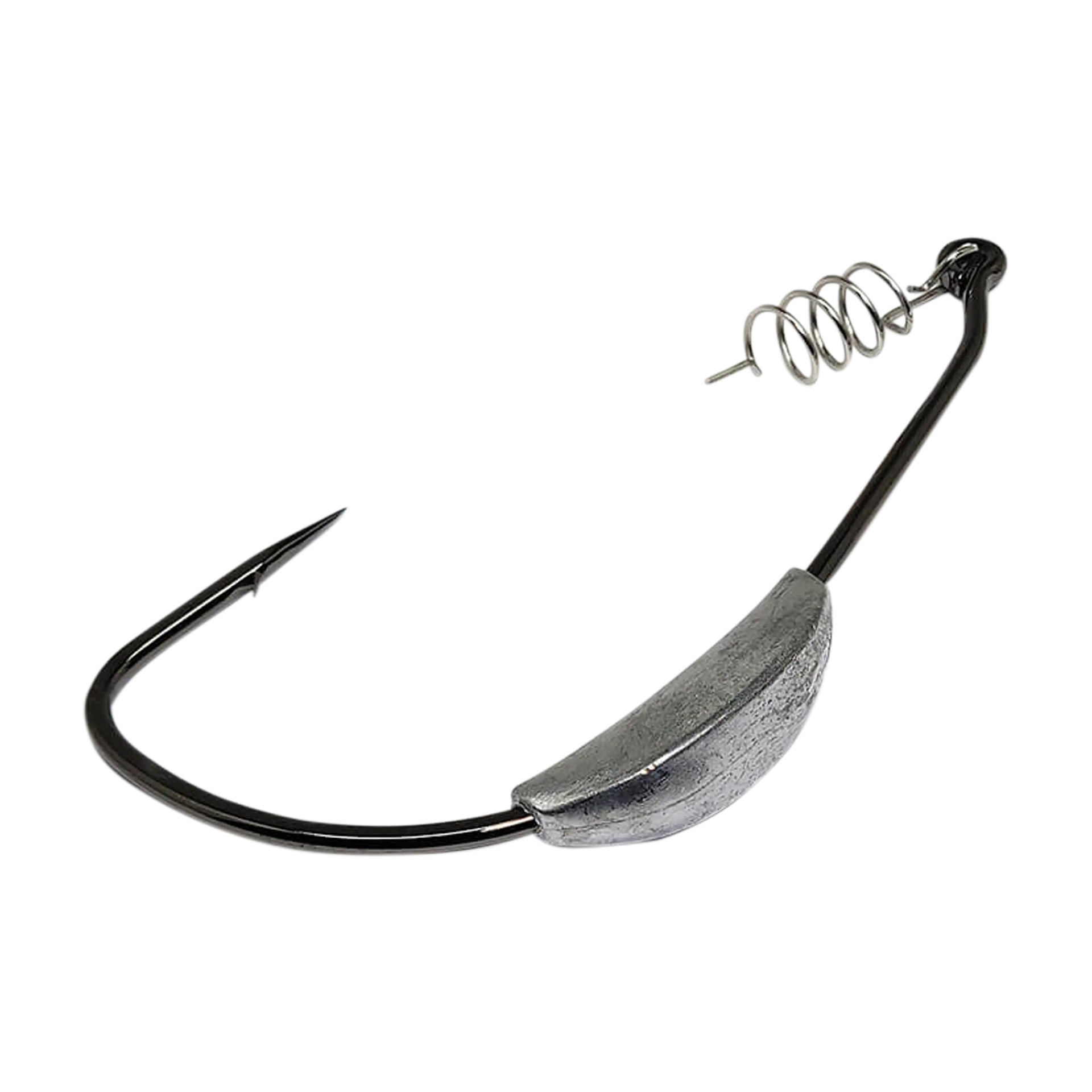 best spring lock fishing hooks Gamakatsu Weighted Spring Lock Monster Hooks - 9/0