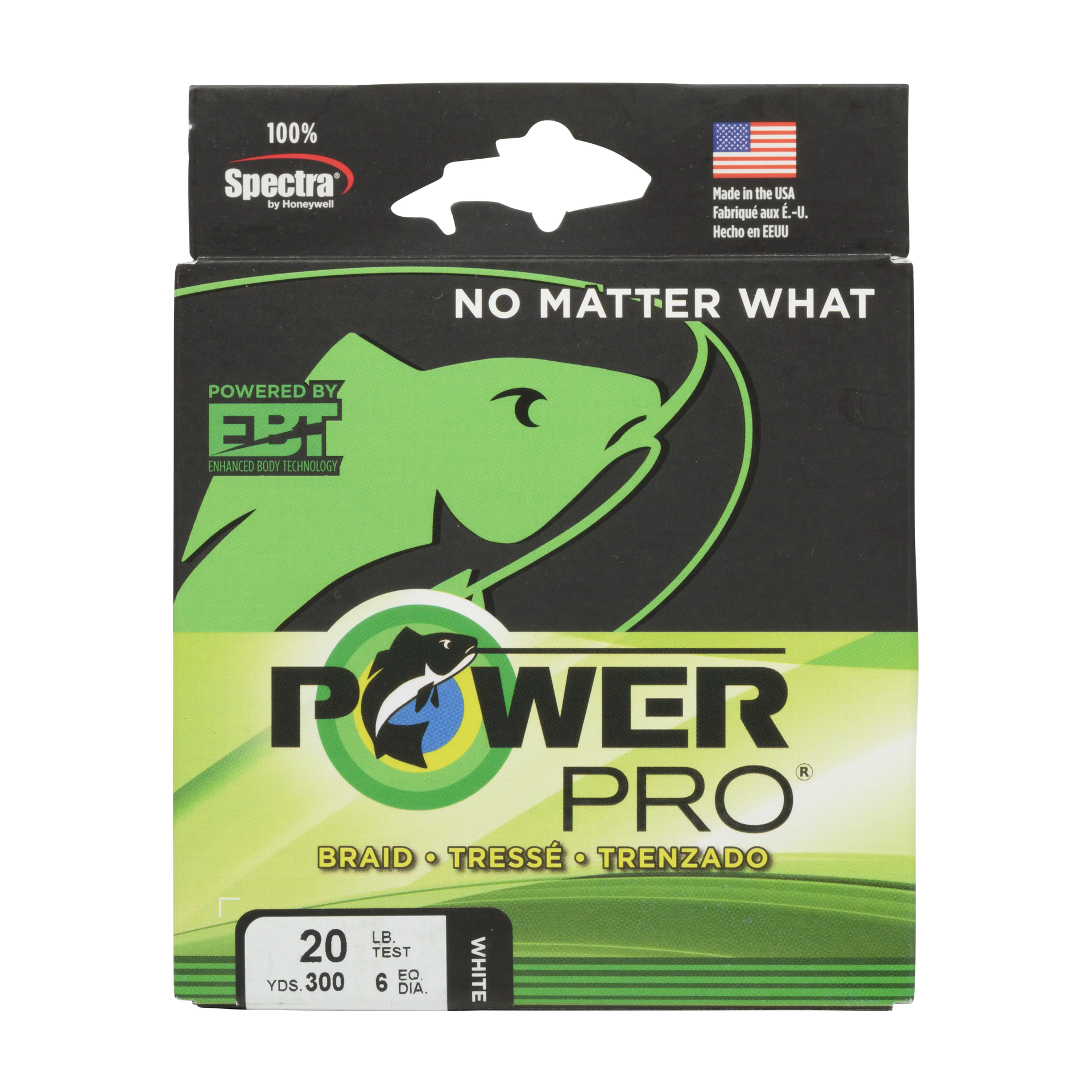 Power Pro Braided Line White 20 lb. 300 yards
