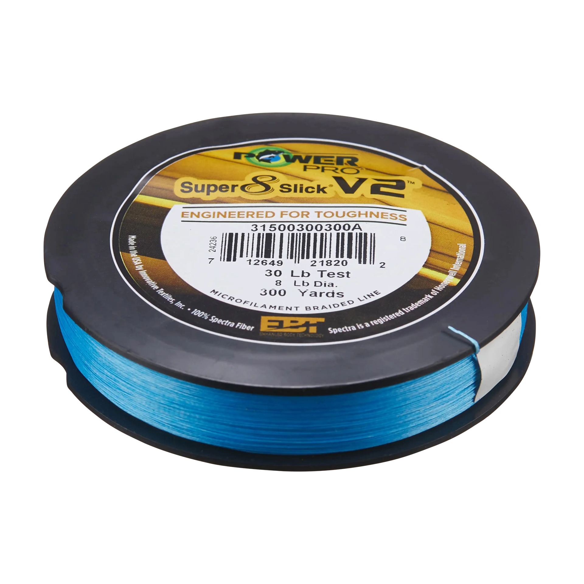 POWER PRO Super8Slick V2 Moss Green Braided Fishing Line - 8-Carrier EBT Coated Line