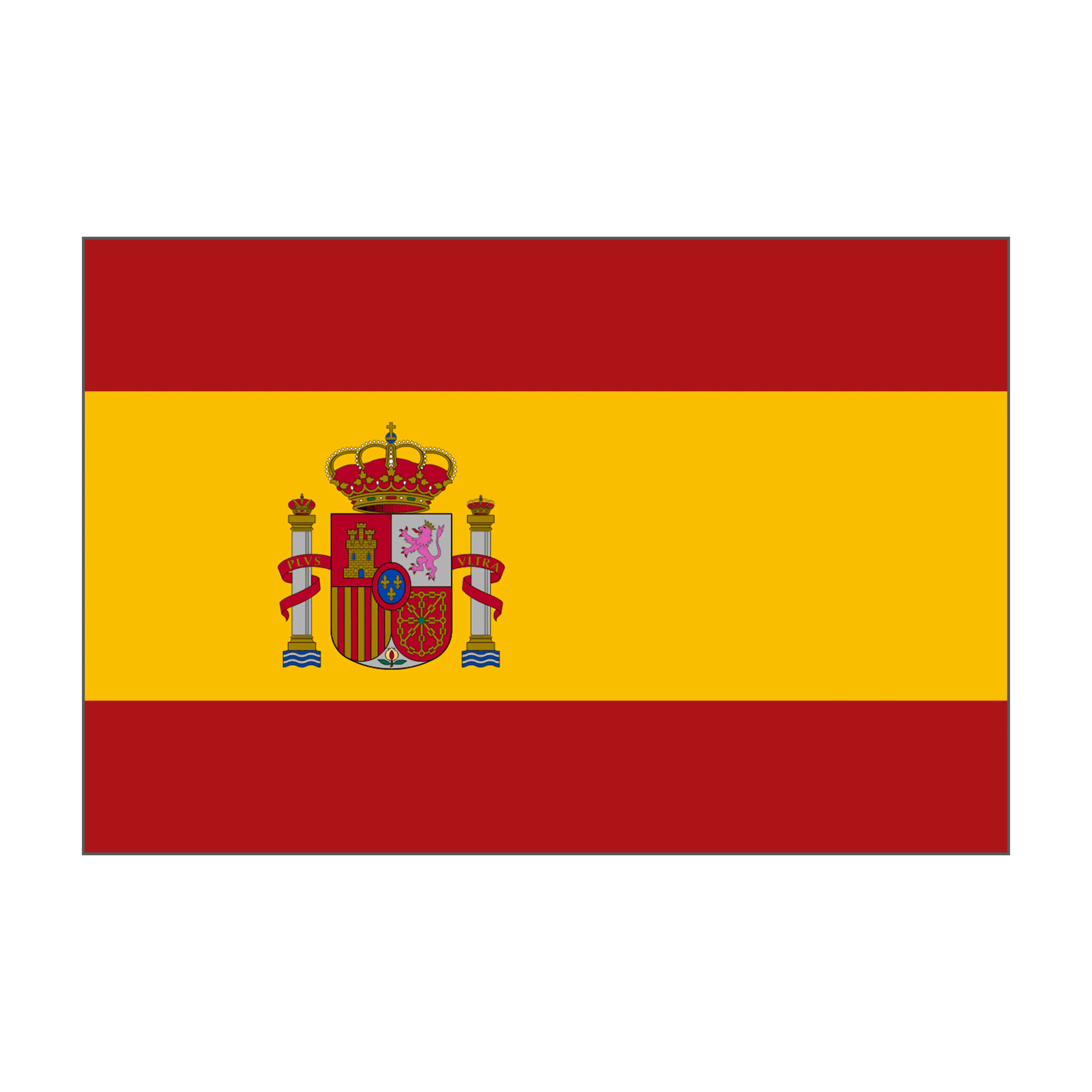 custom rod decal - flag of Spain