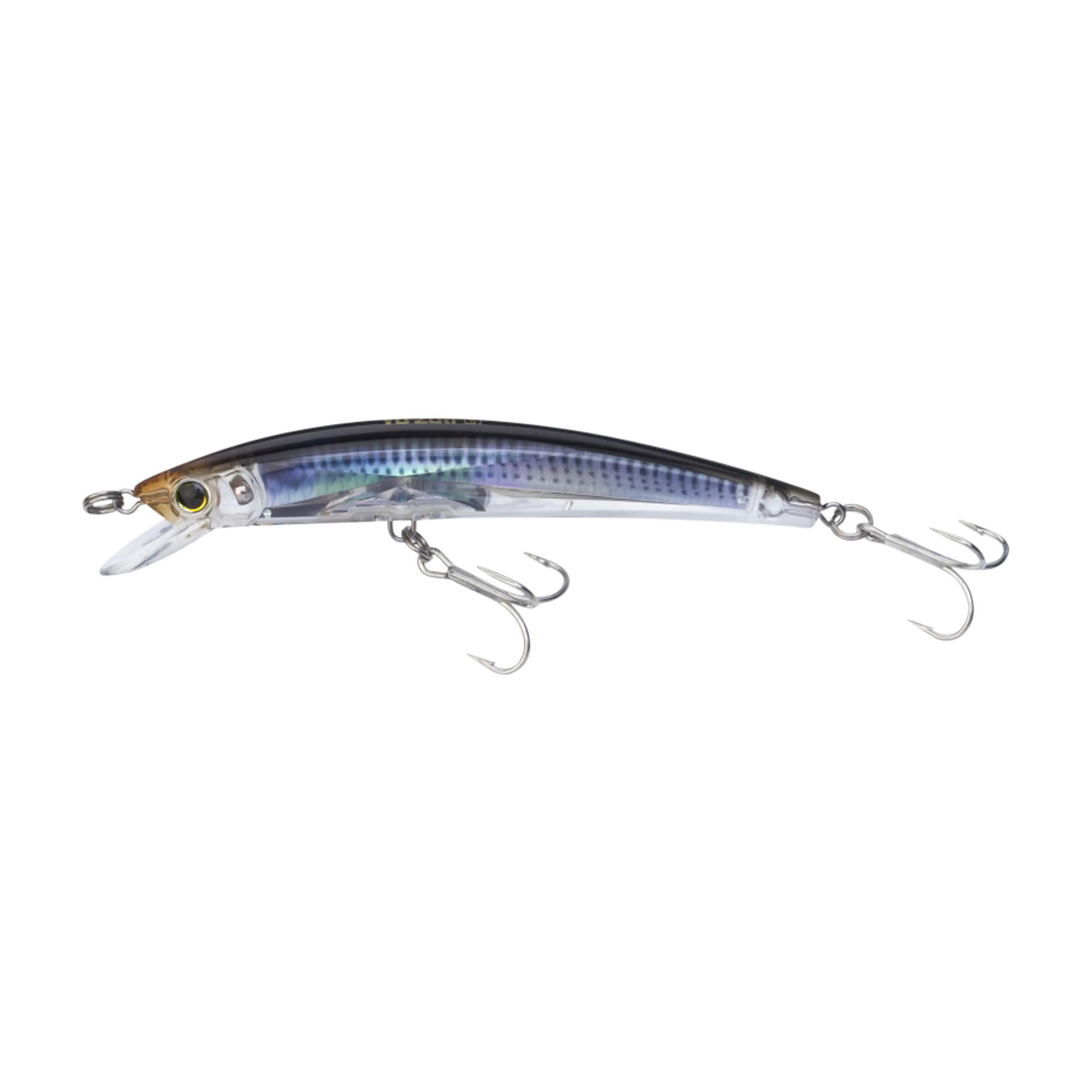 e minnow fishing lure Yo-Zuri Crystal 3D Floating Minnow, Chartreuse Silver / 4 3/8
