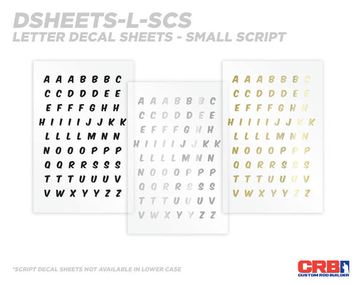 Alphabet Rod Decals - Peel & Stick Letters