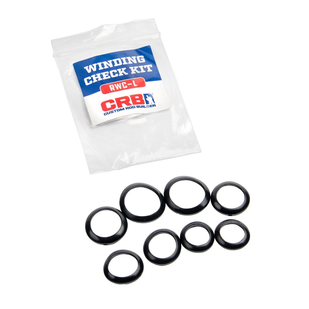 Black Rubber Winding Checks - 8-Piece Kit Medium