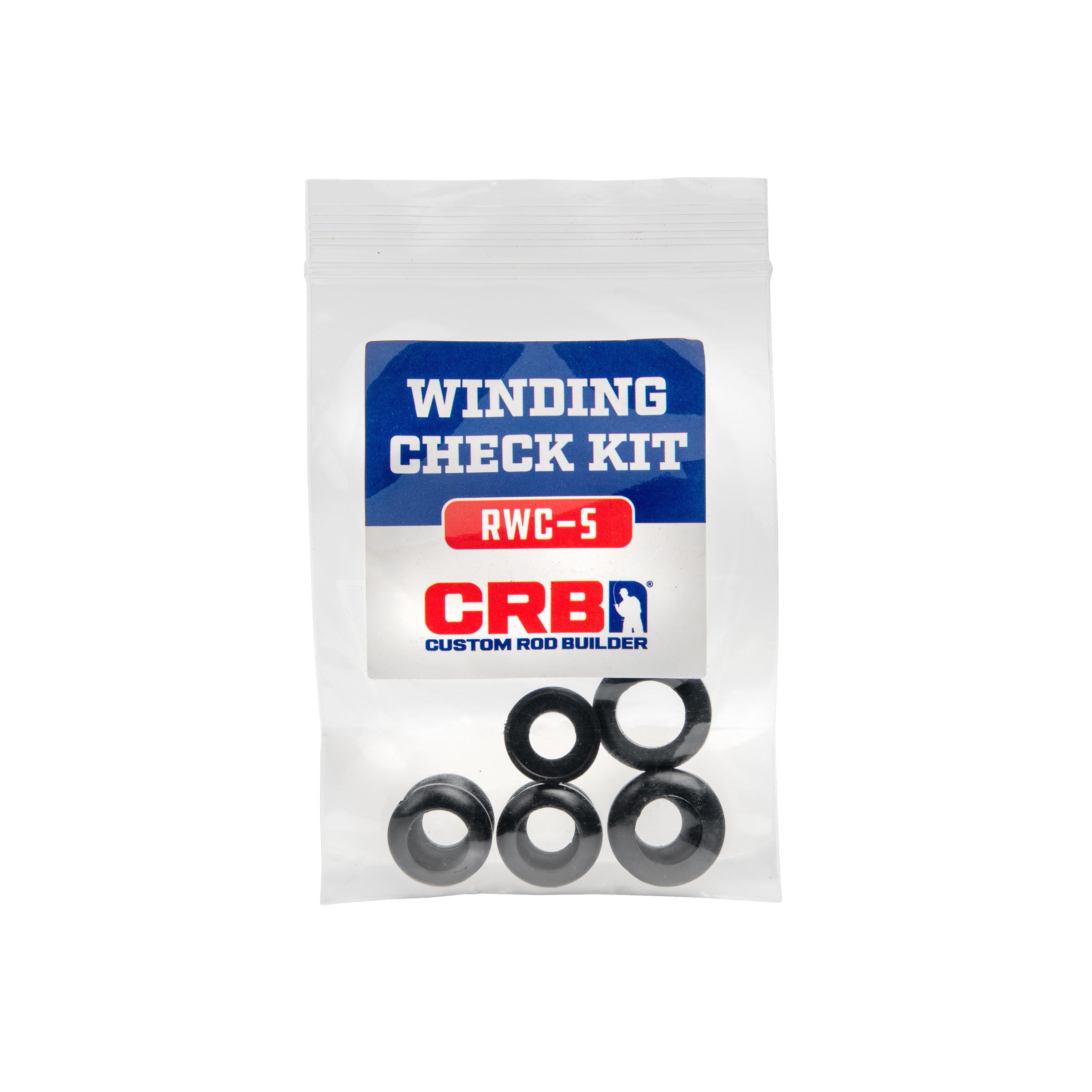Black Rubber Winding Checks - 8-Piece Kit Small