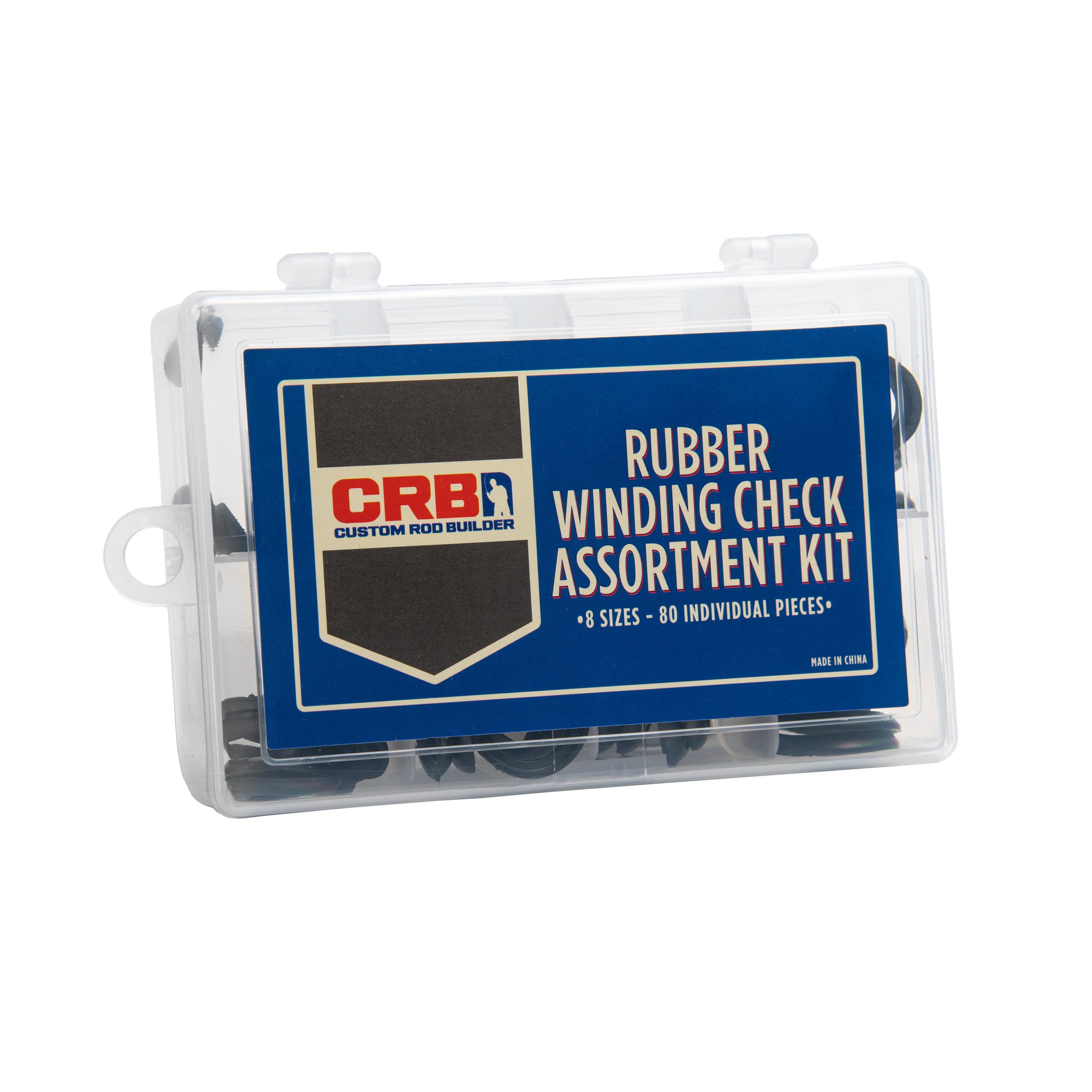 Black Rubber Winding Checks - 80-Piece Assortment Kit