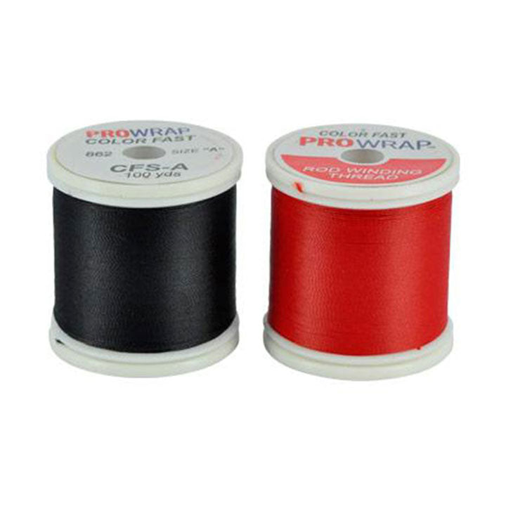 ProWrap ColorFast Rod Winding Thread - Size A (100 Yds)