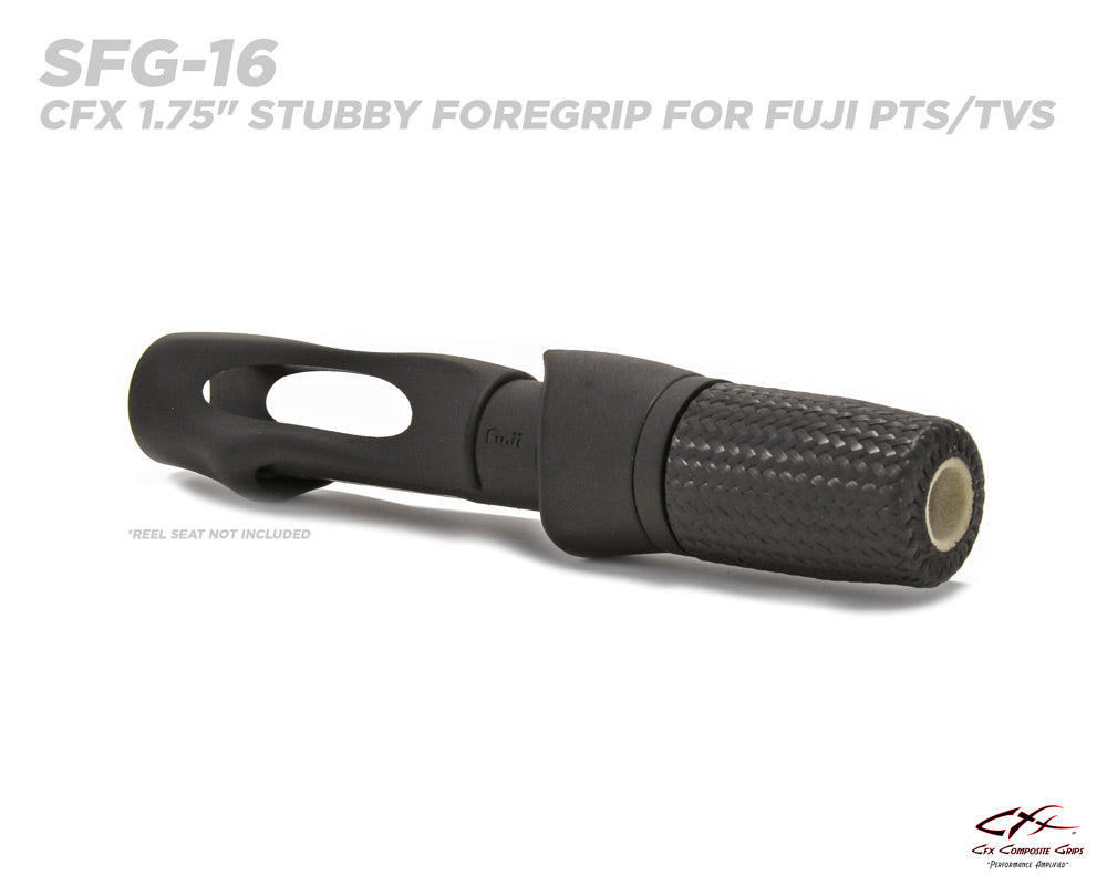 CFX Composite Carbon Fiber Grips - 1.75" Stubby Foregrip for Fuji PTS/TVS