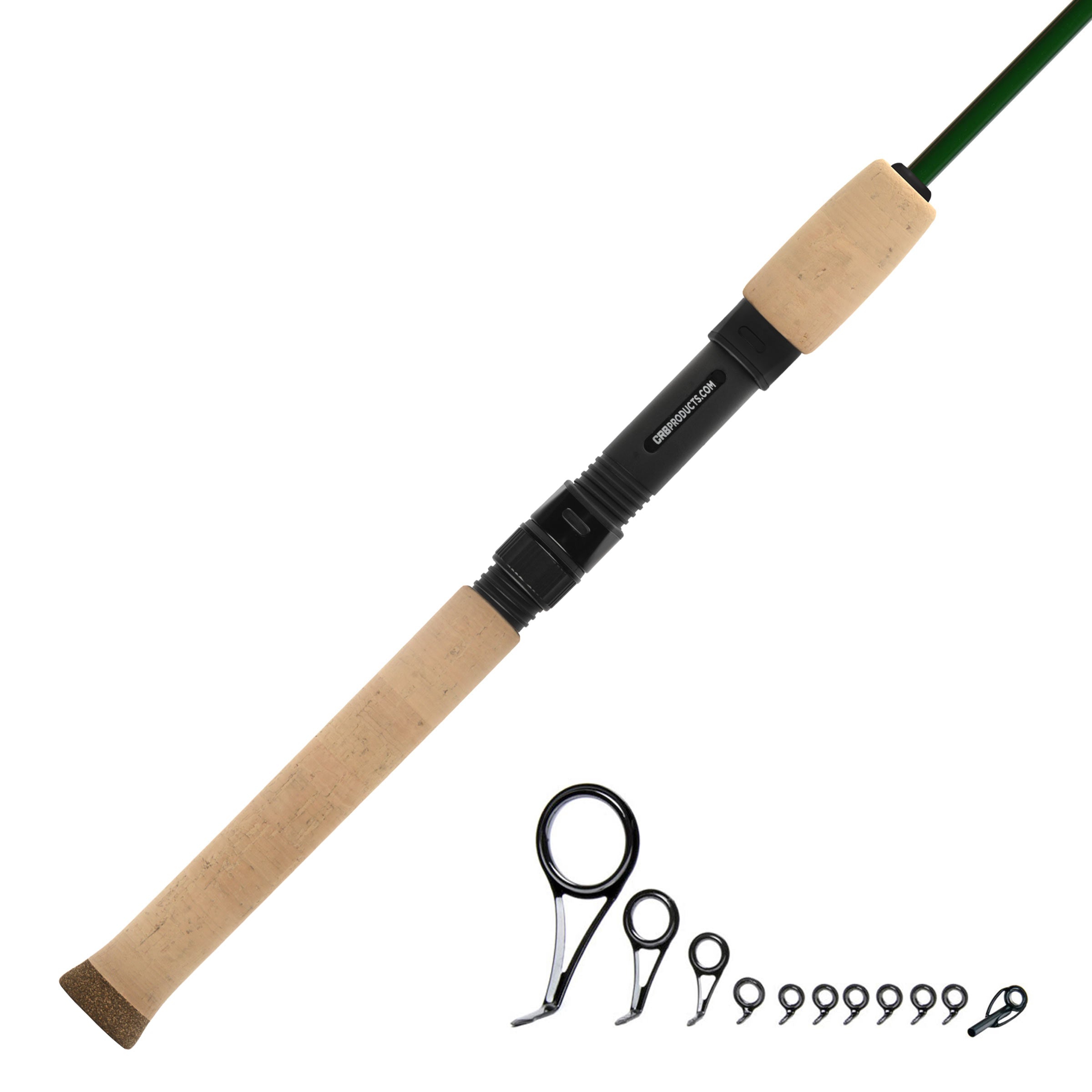 CRB 6'0 Ultralight 2-Piece Color Spinning Rod Kit