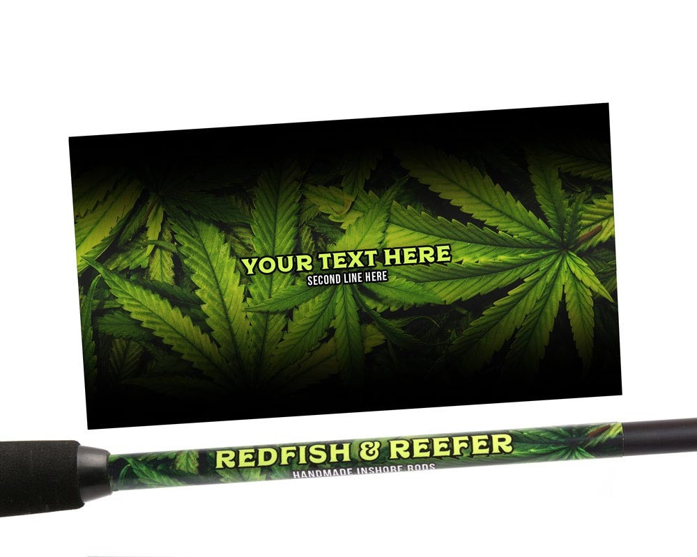 Custom Rod Skinz - Marijuana