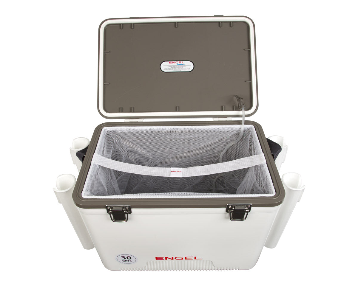 Engel 30QT Live Bait Dry Box/Cooler w/ Rod Holders