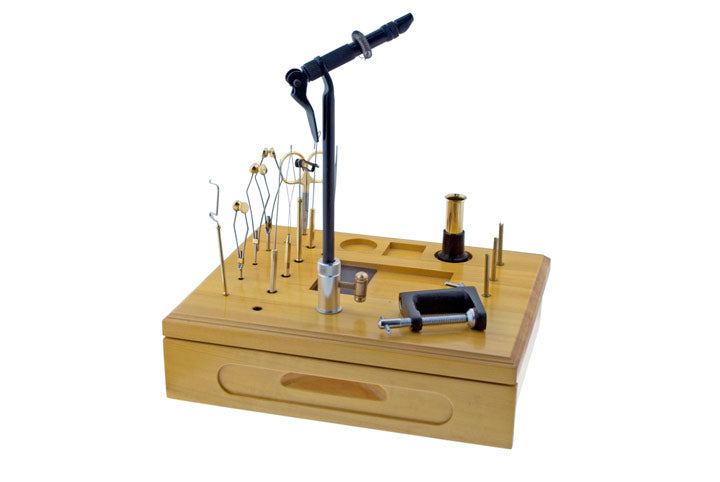 Fly Tying Station with 11 Tools and Vise