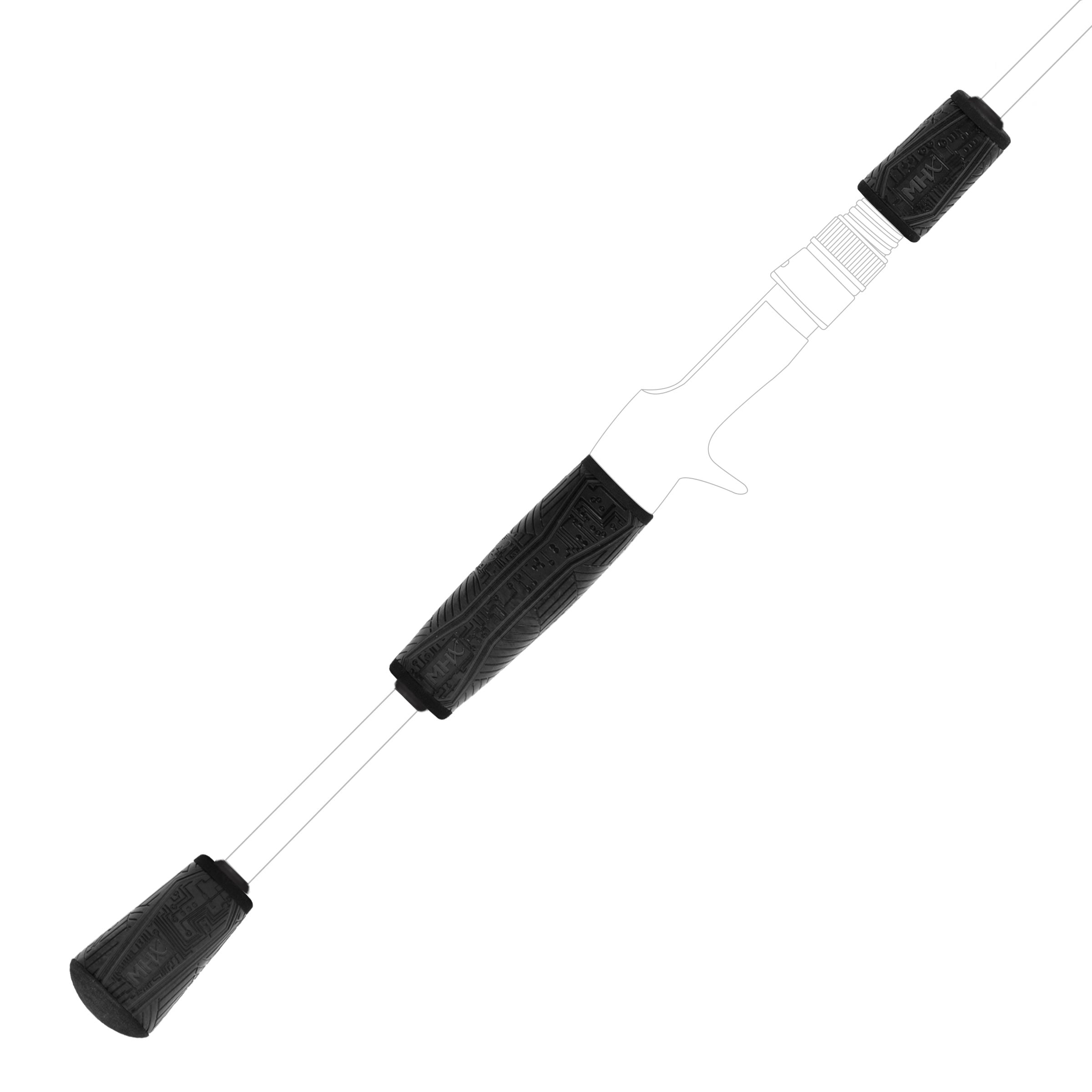 MHX Winn Split Grip Kits for Casting Rods MHX Winndry Black & Green / 3.87 in. Rear | 1.75 in. Fore