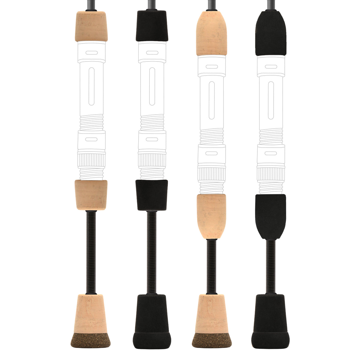 Ice Rod Grips for Rod Building Free Shipping