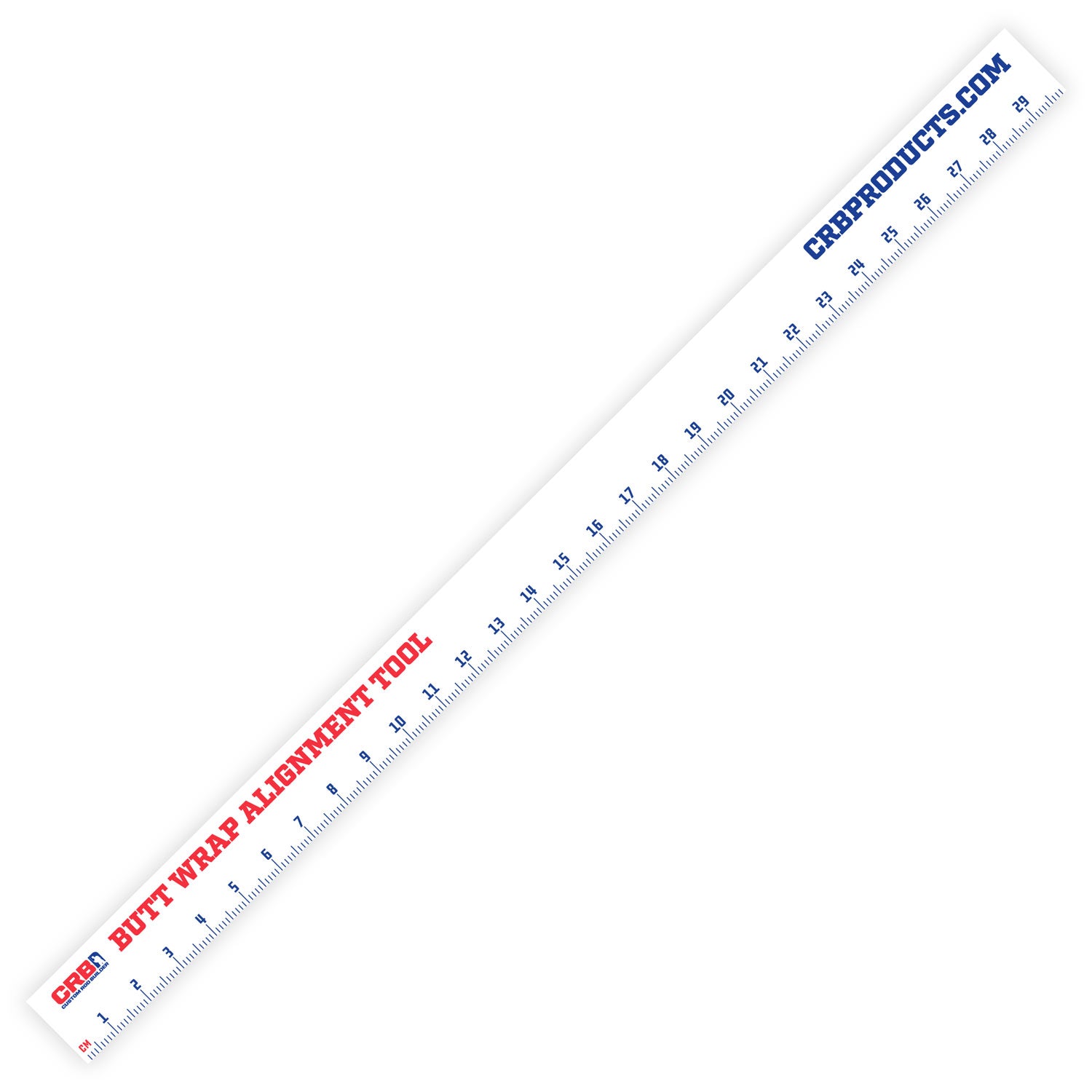 Metric Ruler Sticker for CRB Butt Wrap Alignment Tool