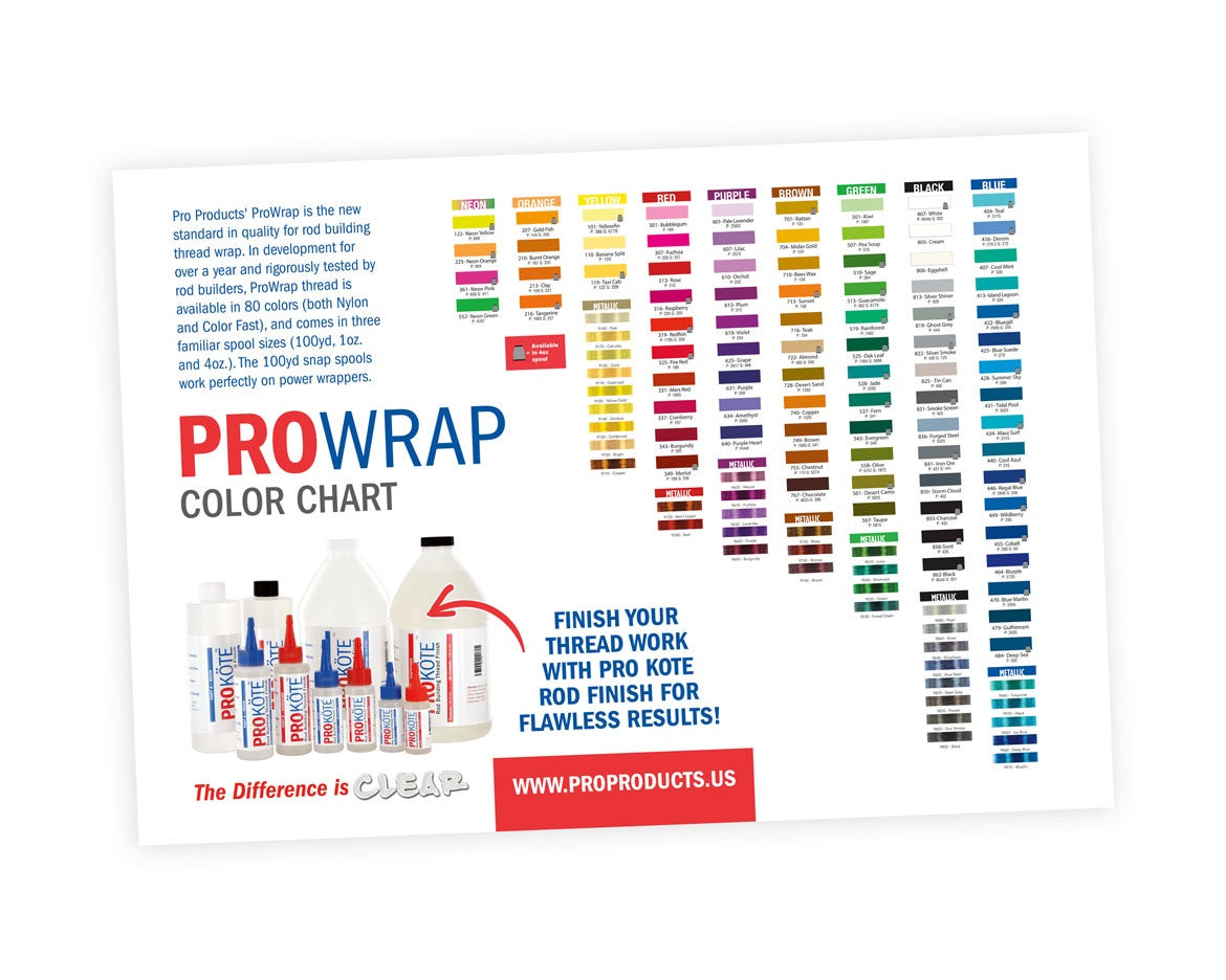 ProWrap Color Guide Poster