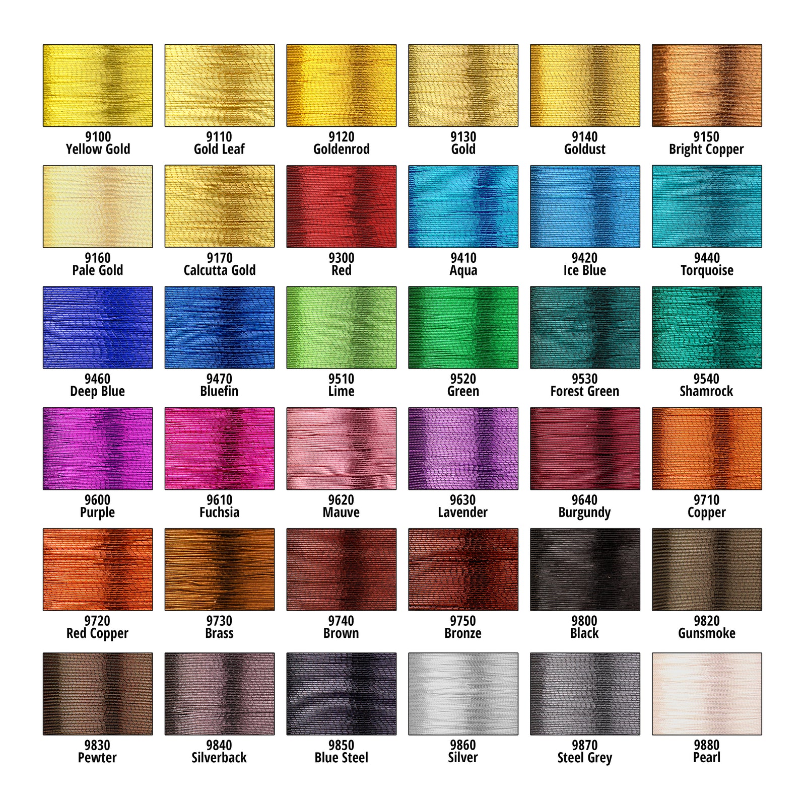 ProWrap Metallic Rod Winding Thread - Size A (4 oz) 4,800 YDS