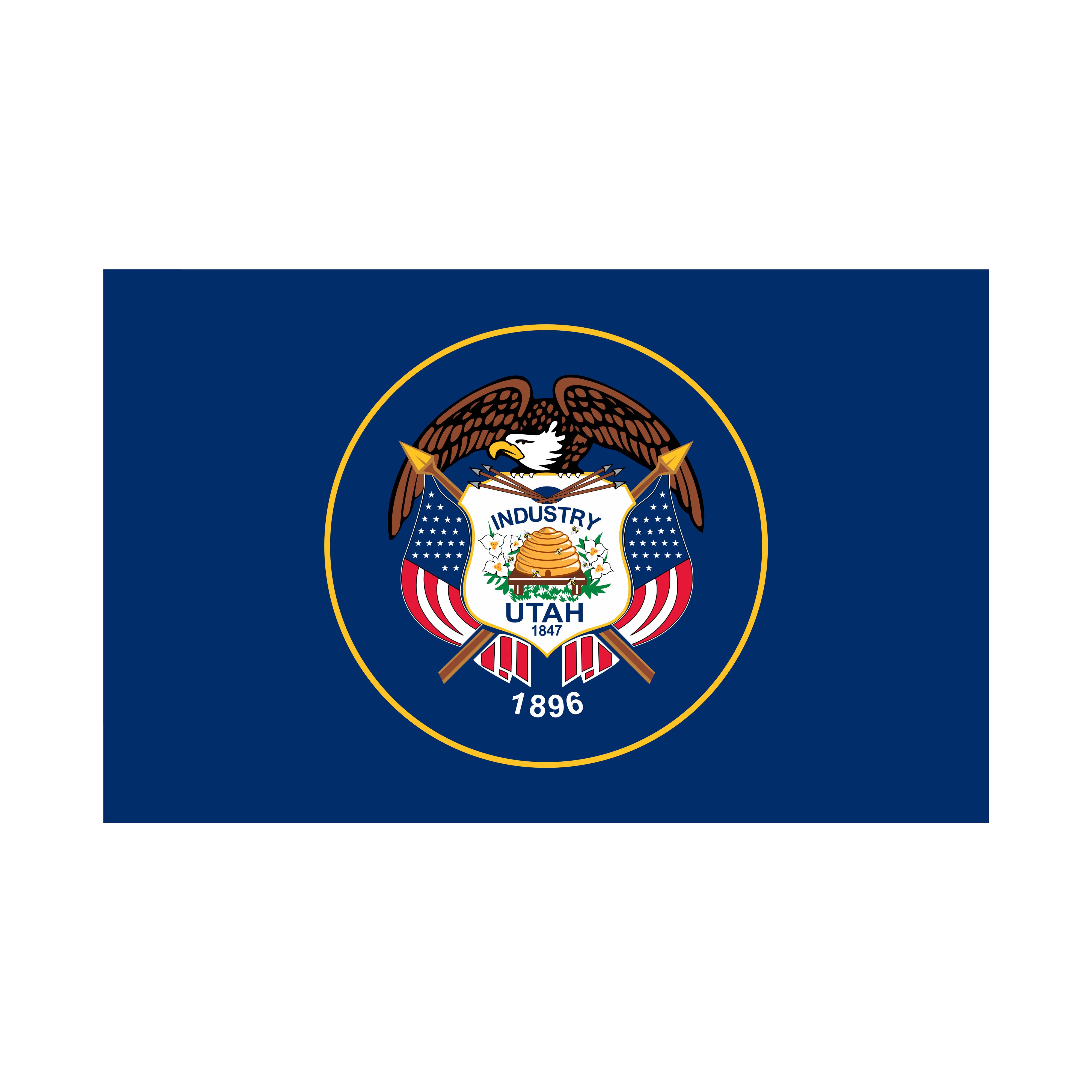 US State Flag Rod Decals Hawaii